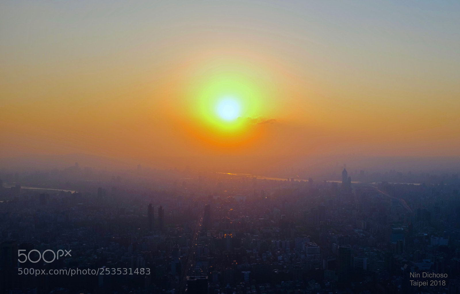 Fujifilm X100S sample photo. Taipei sunset photography