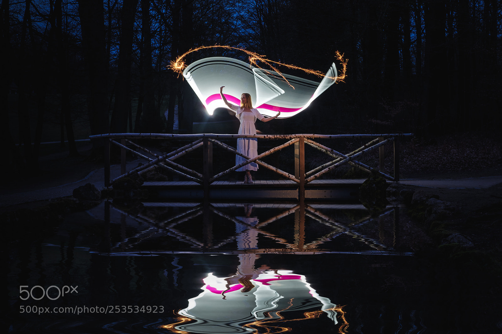 Fujifilm X-T2 sample photo. Light-painting in eremitage photography