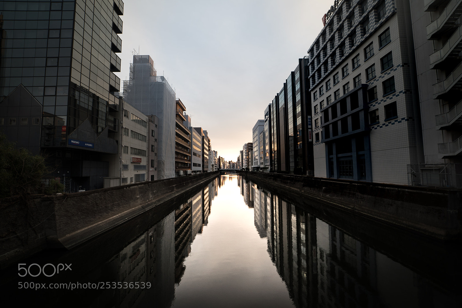 Sony a7S sample photo. Kanda river photography
