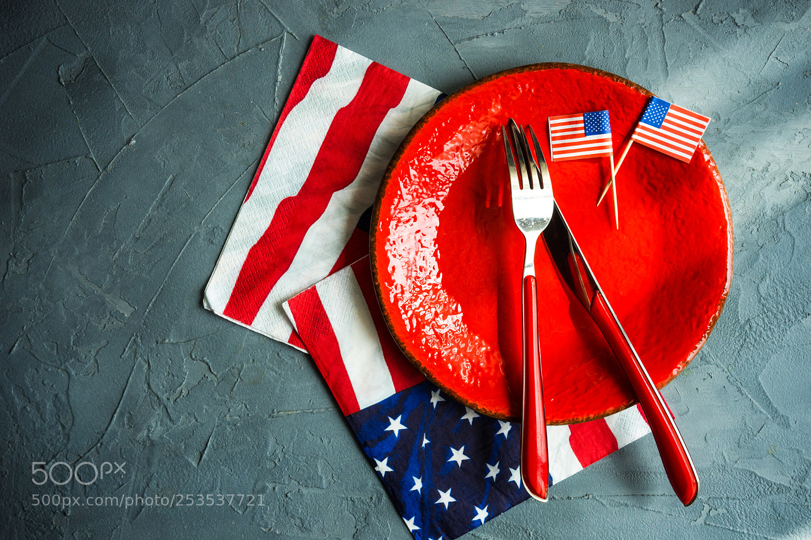 Sony a7 sample photo. 4 july table setting photography