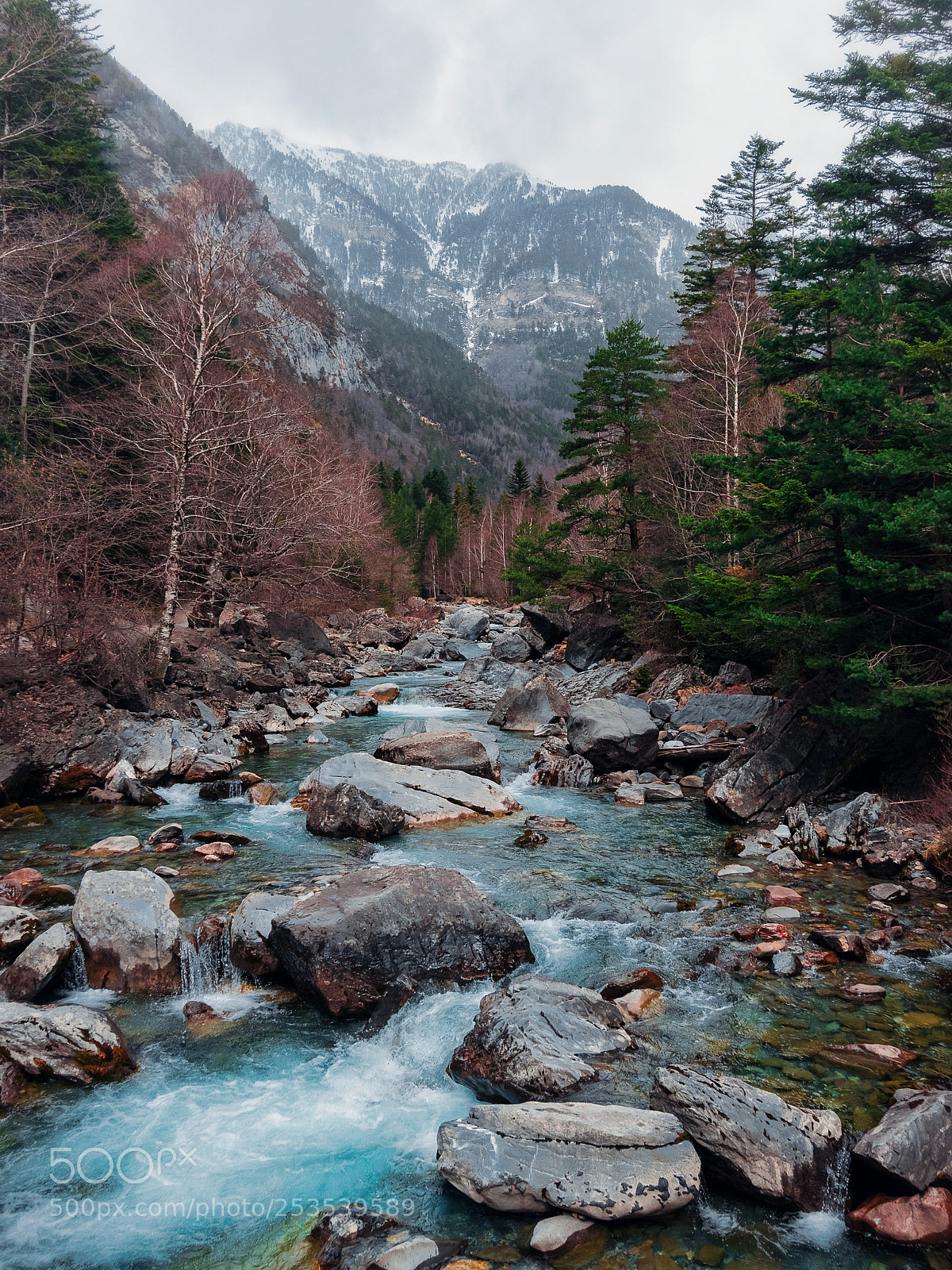 Pentax K-70 sample photo. Ara river in bujaruelo photography