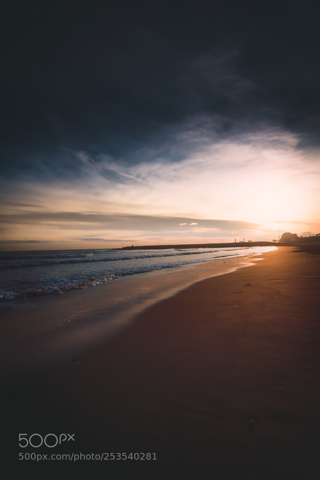Nikon D7100 sample photo. Colored sunset in sitges photography