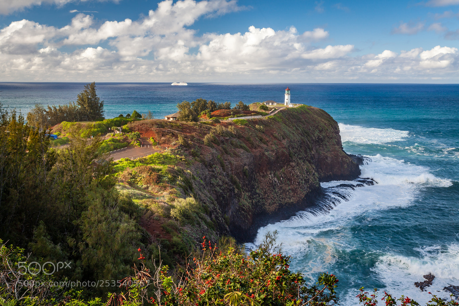 Canon EOS 5D Mark II sample photo. Kilauea lighthouse photography