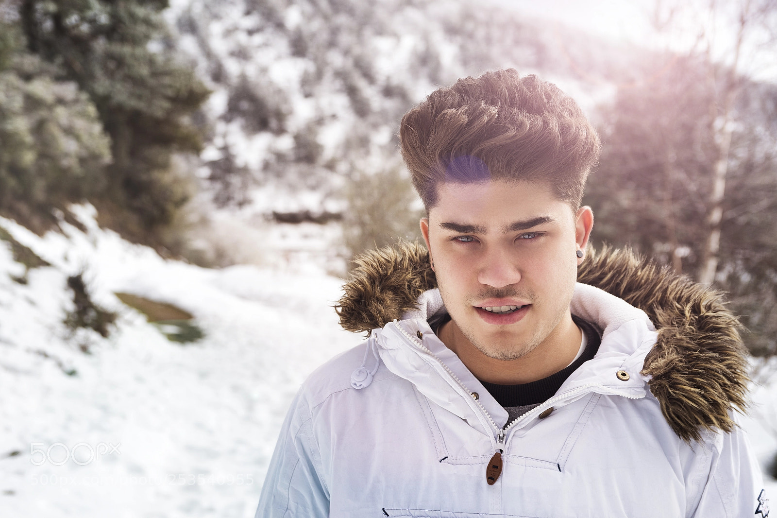 Nikon D500 sample photo. Young male model portrait photography