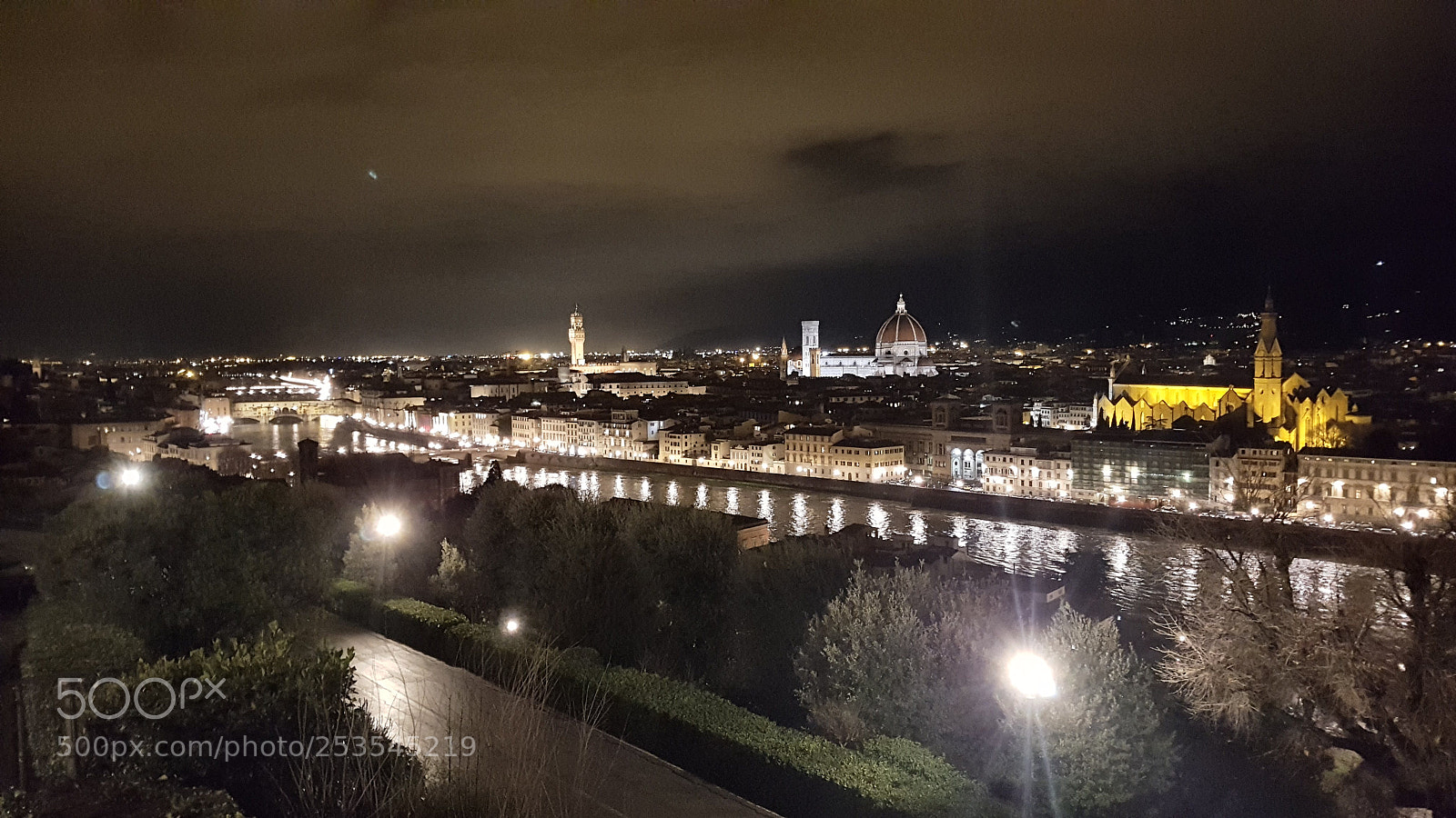 Samsung Galaxy S7 Edge sample photo. Florence by night photography