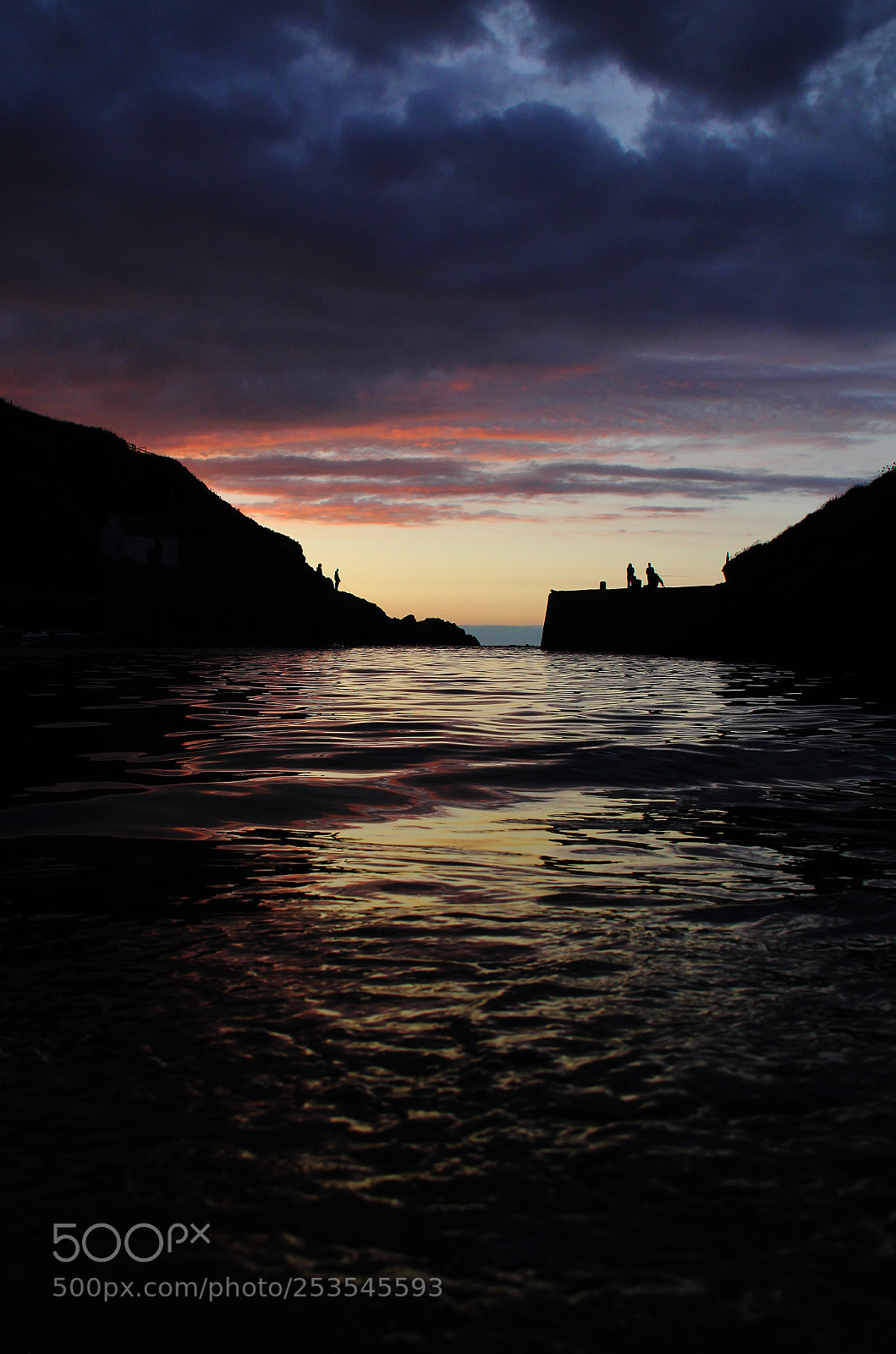 Canon EOS 60D sample photo. Porthgain sunset photography