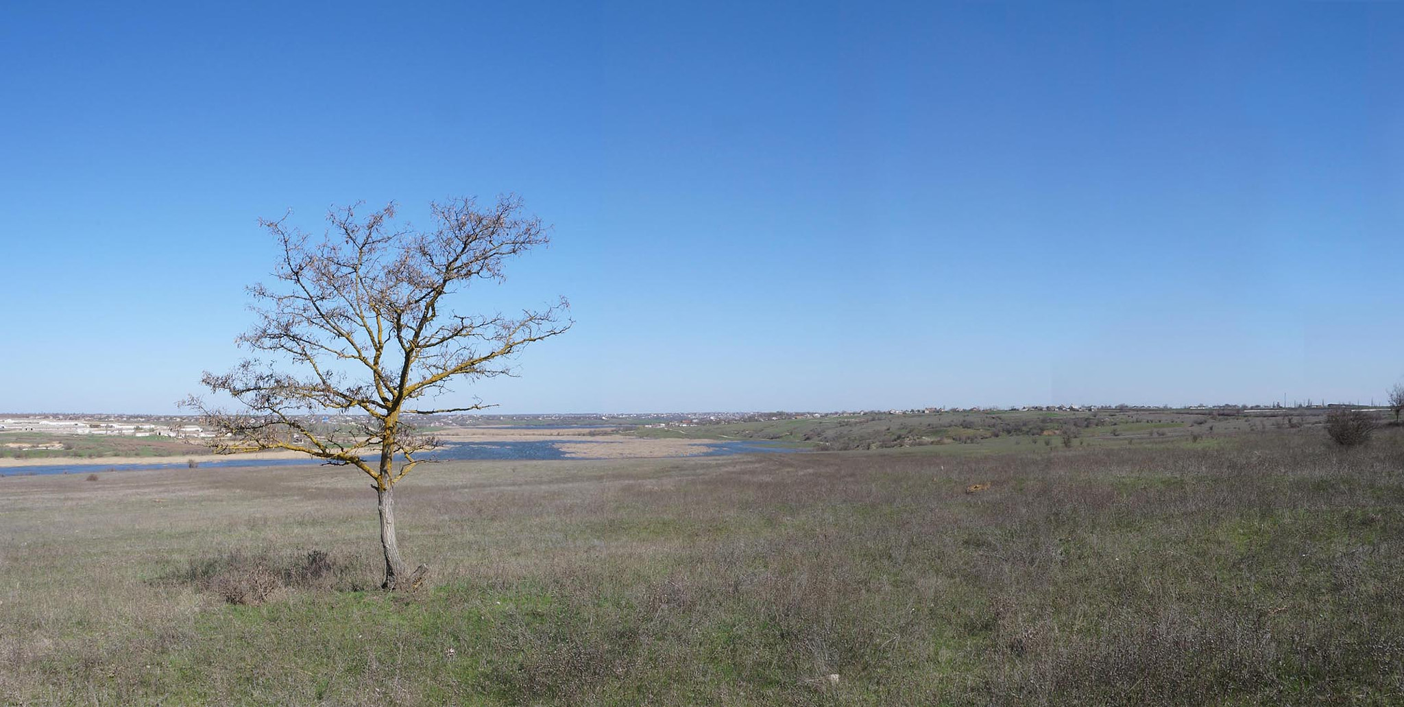 Sony Alpha NEX-F3 sample photo. A cloudless day in the southern ukrainian steppe photography