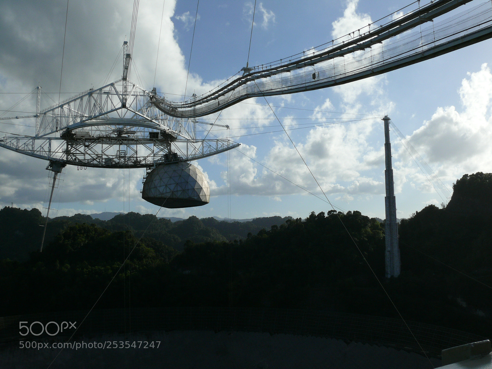 Panasonic DMC-FZ50 sample photo. Radiotelescopio de arecibo en photography
