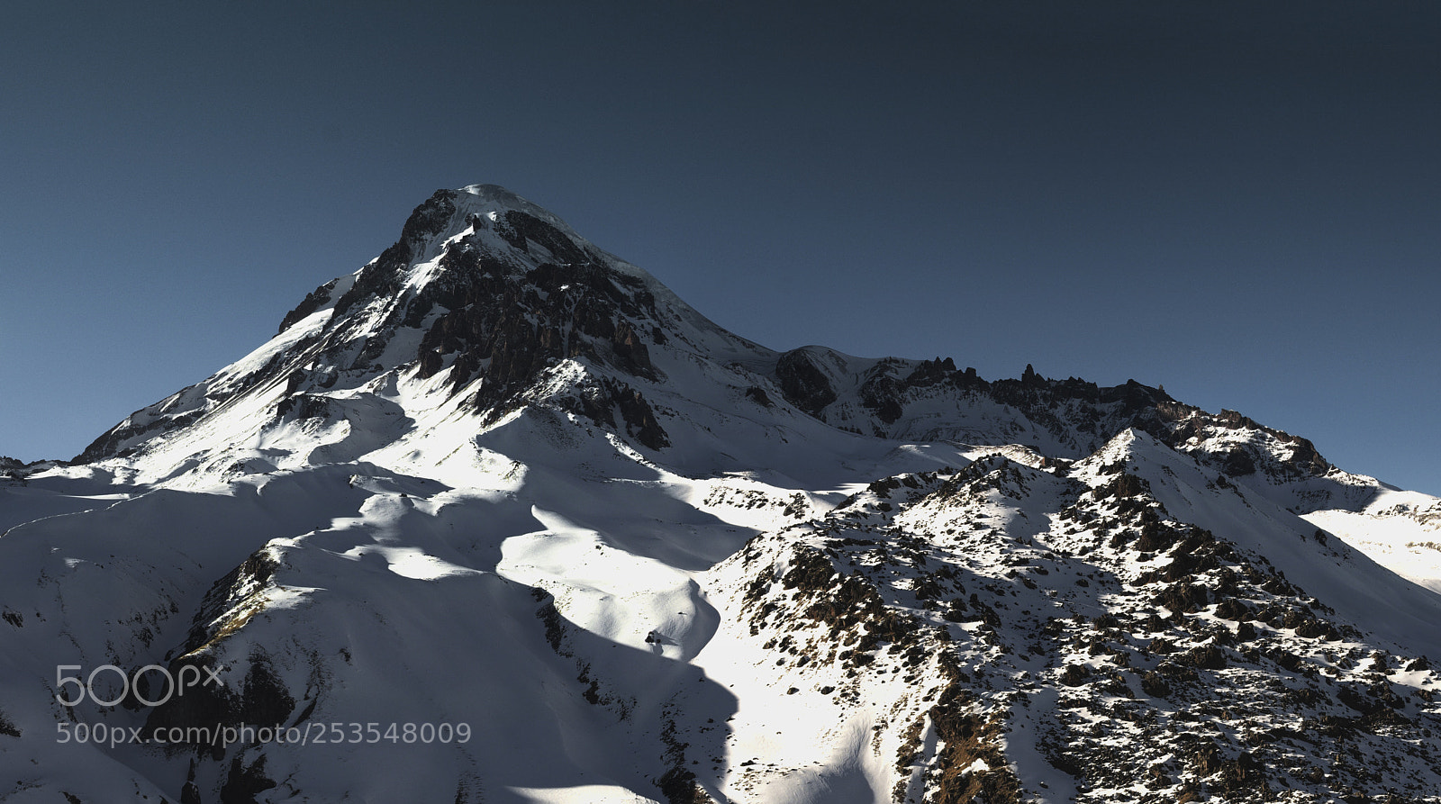 Fujifilm X-E1 sample photo. Mountain kazbek photography