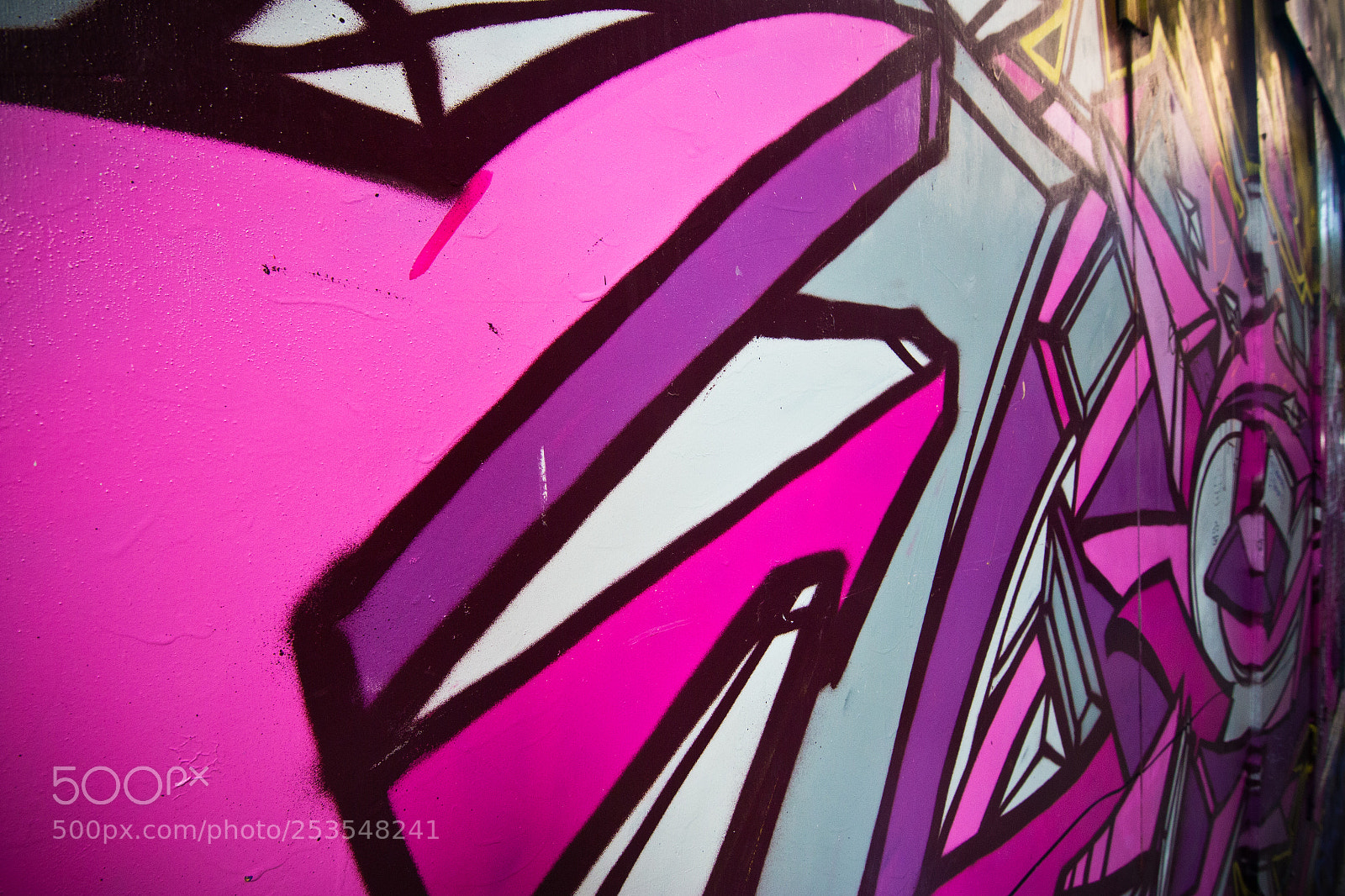Canon EOS 70D sample photo. Pink graffiti - union photography