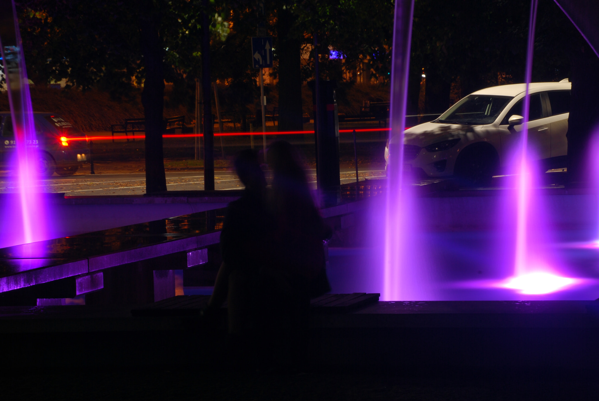 Nikon D40X sample photo. City lights photography