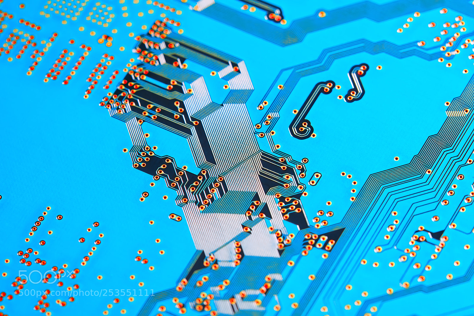 Canon EOS 50D sample photo. Electronic circuit board close photography