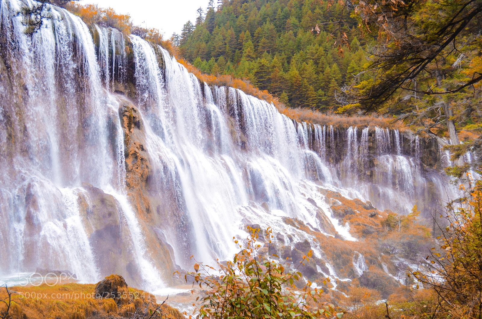 Nikon D5100 sample photo. Water fall jiuzhai photography