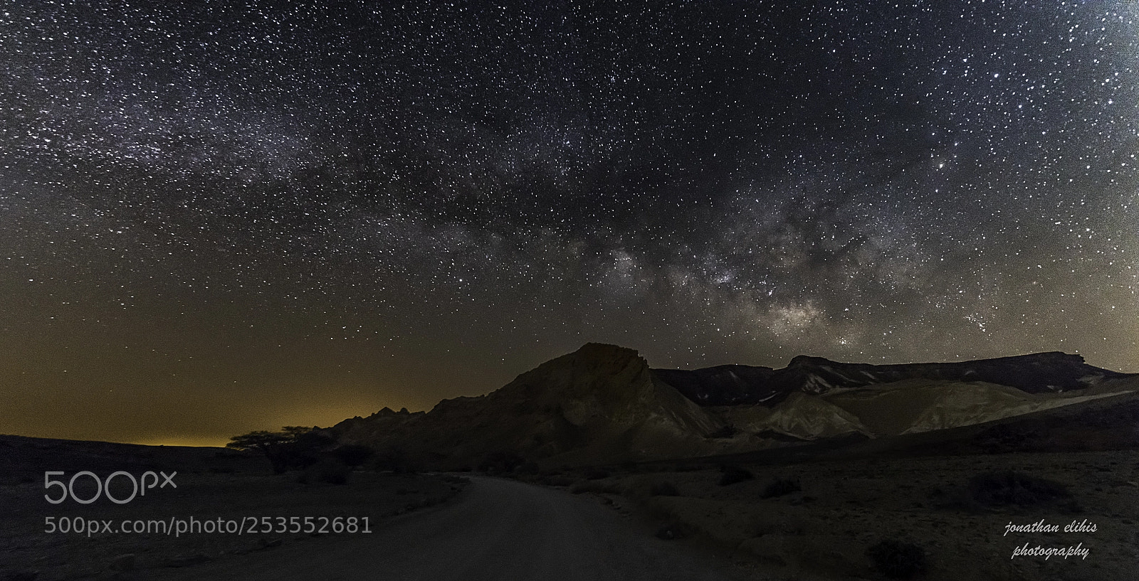 Pentax K-1 sample photo. Night at the desert photography