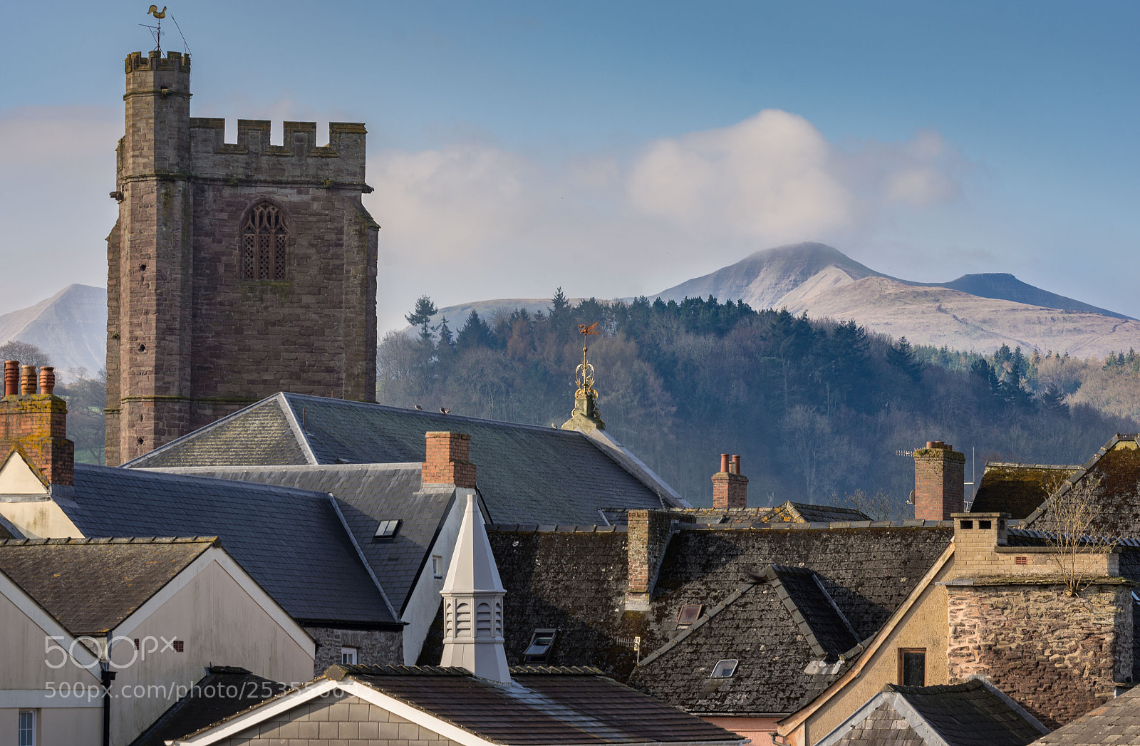 Nikon D7200 sample photo. Brecon roofs photography