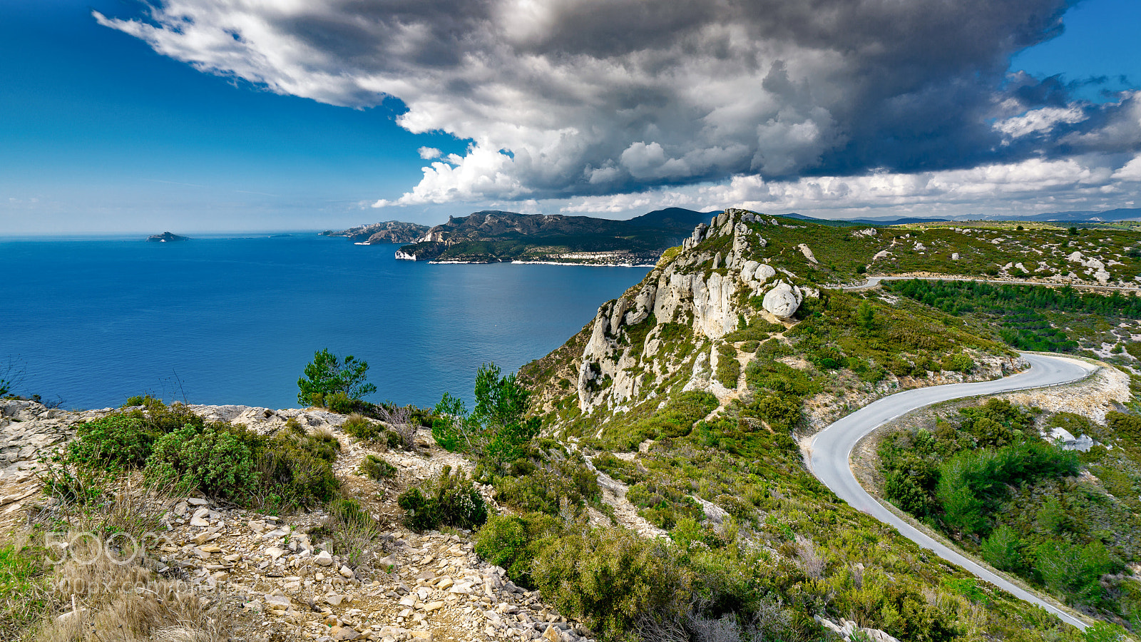 Sony a7R III sample photo. South of france road photography