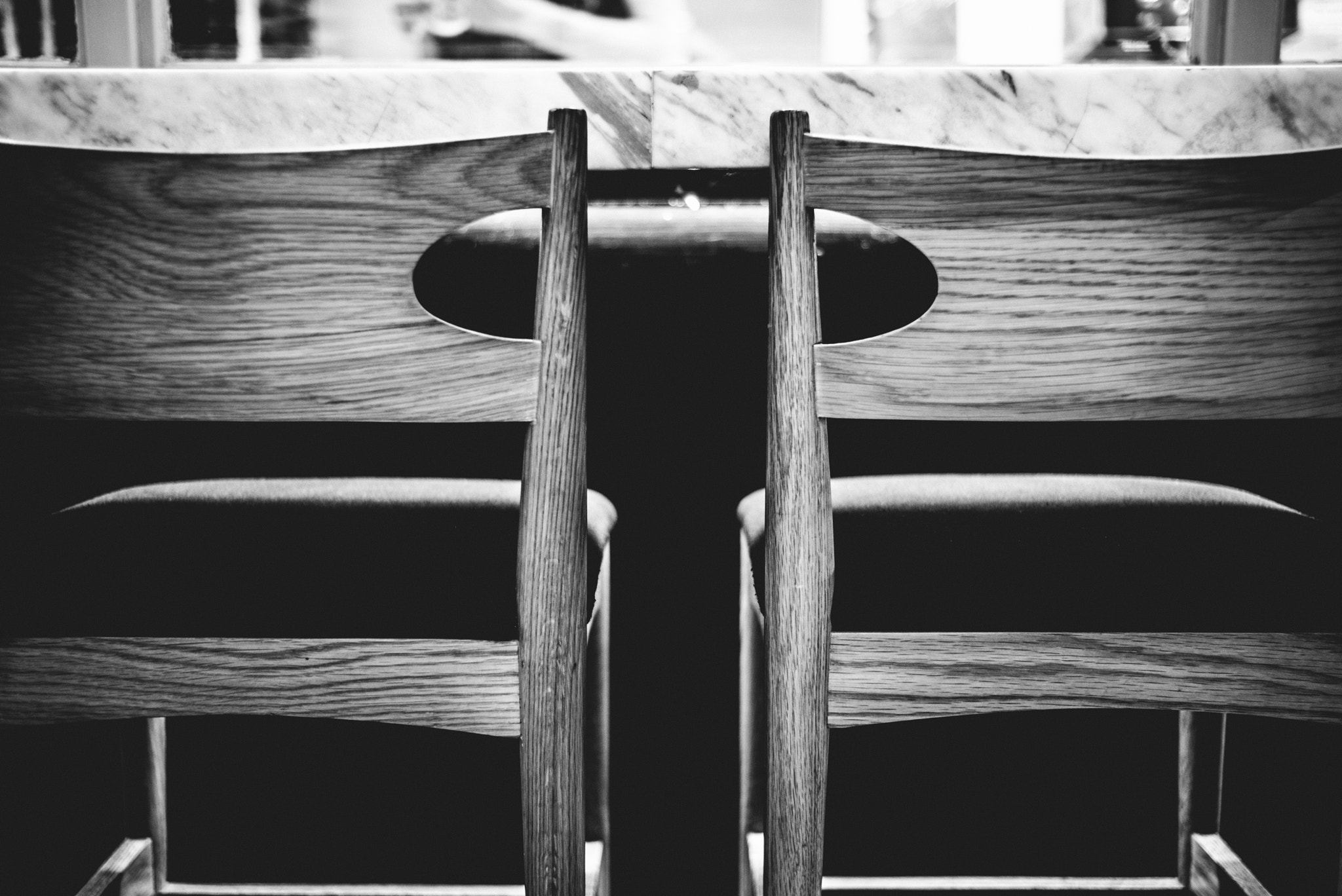Leica M Monochrom (Typ 246) sample photo. Marou cafe chair study photography
