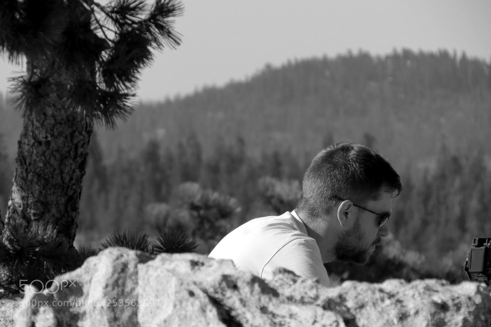 Canon PowerShot SX40 HS sample photo. Yosemite man photography