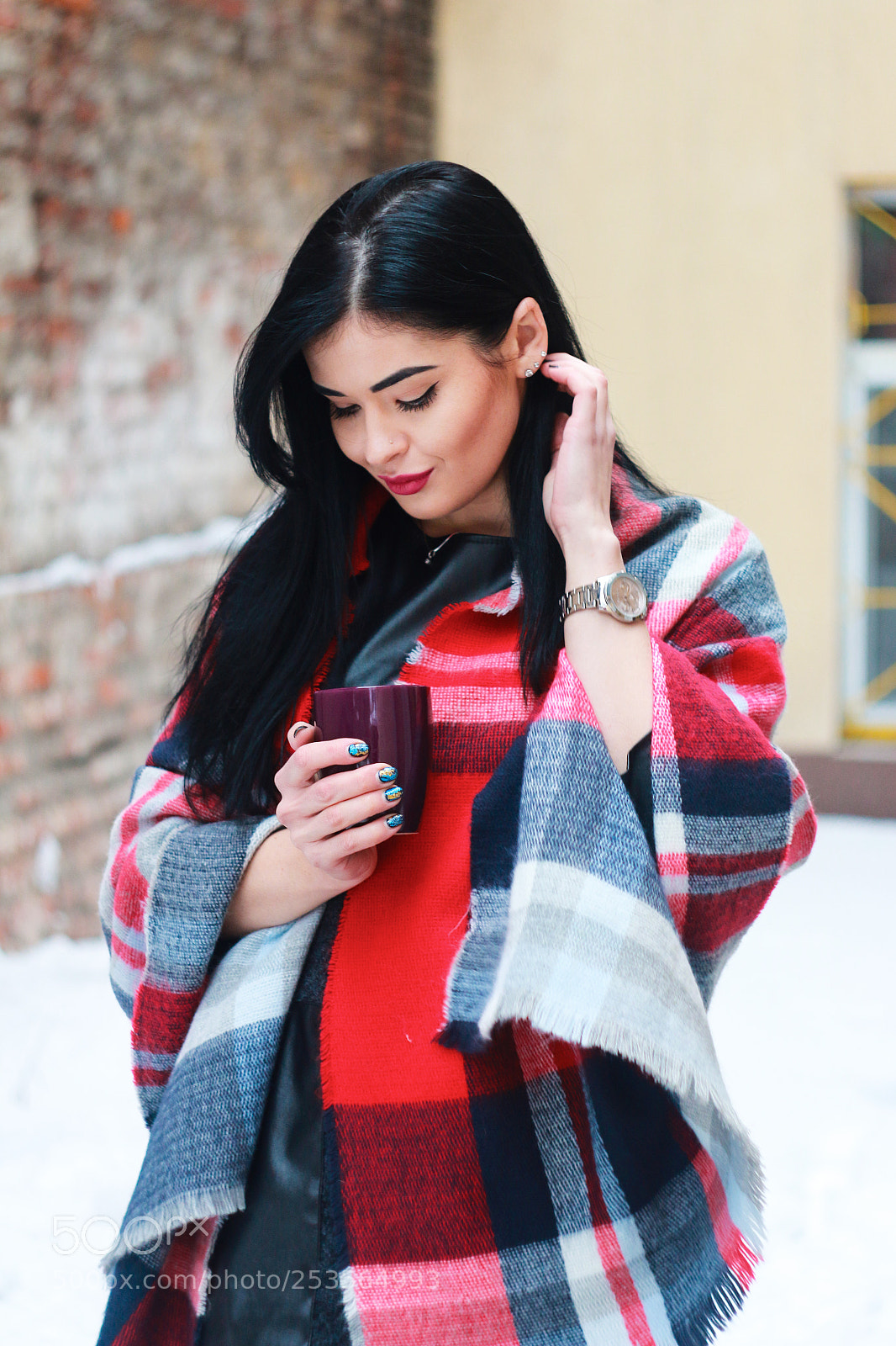 Canon EOS 70D sample photo. Winter portrait photography