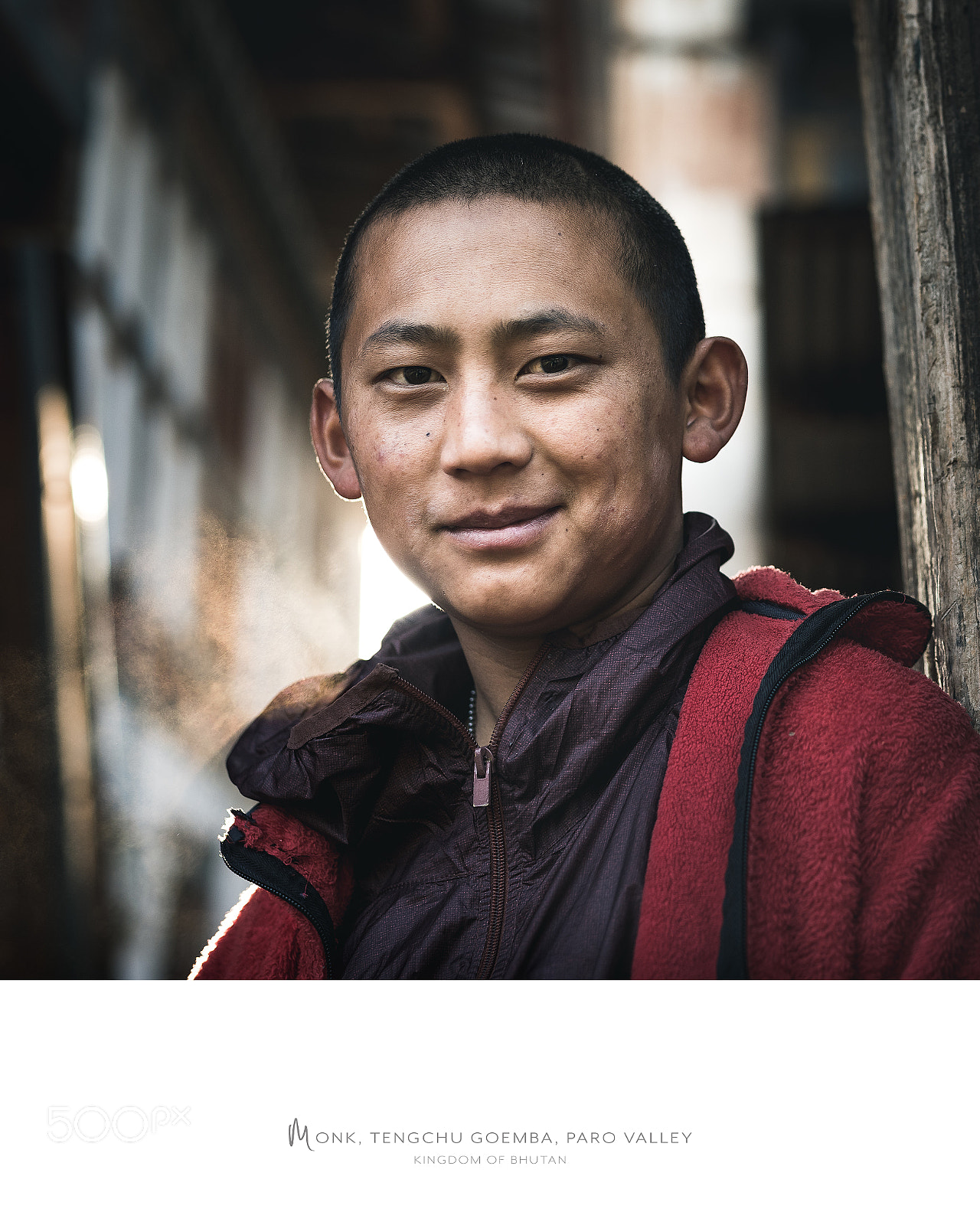 Nikon D810 sample photo. Portrait of a monk photography