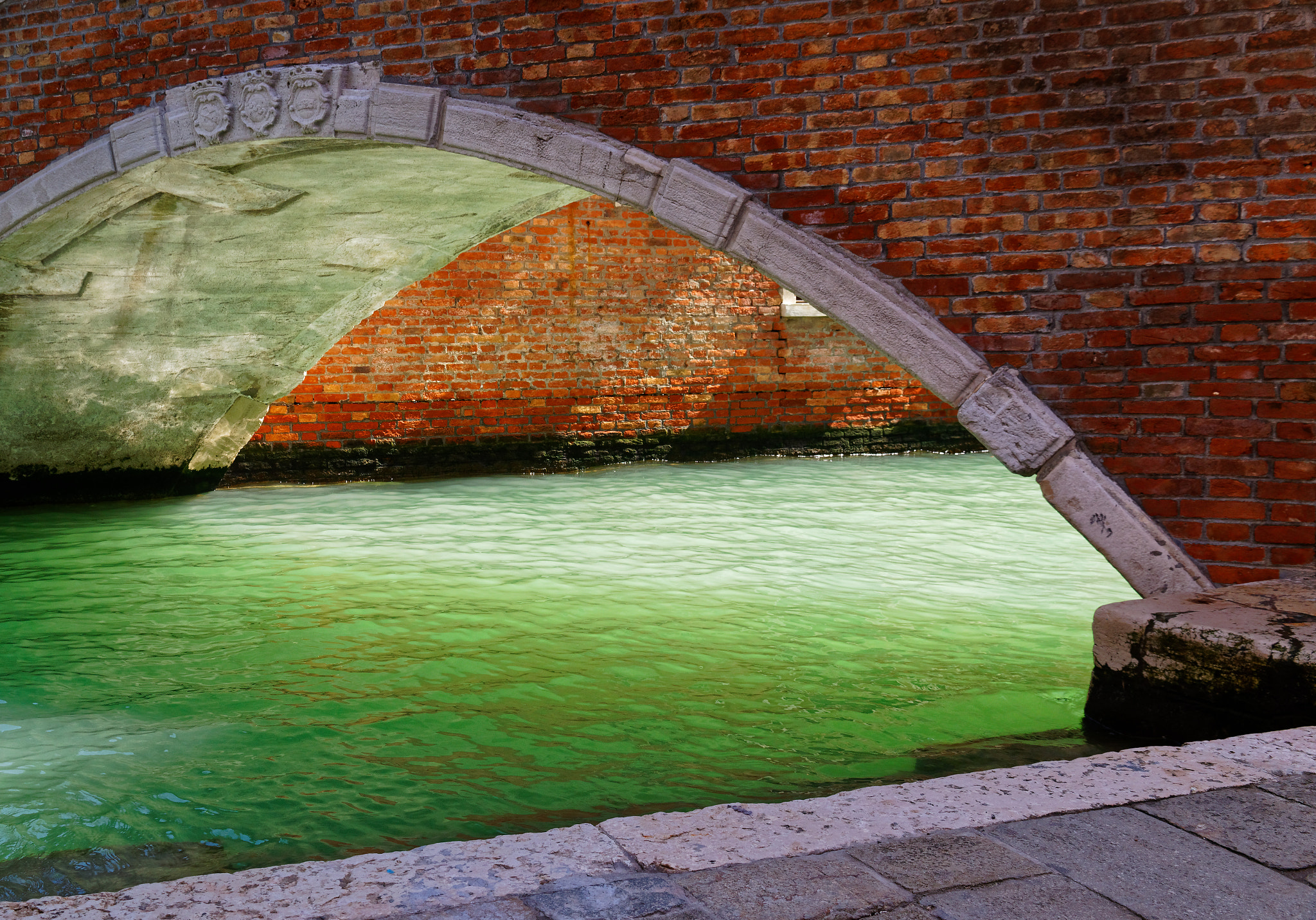 Canon EOS 80D sample photo. Water and light under the bridge photography