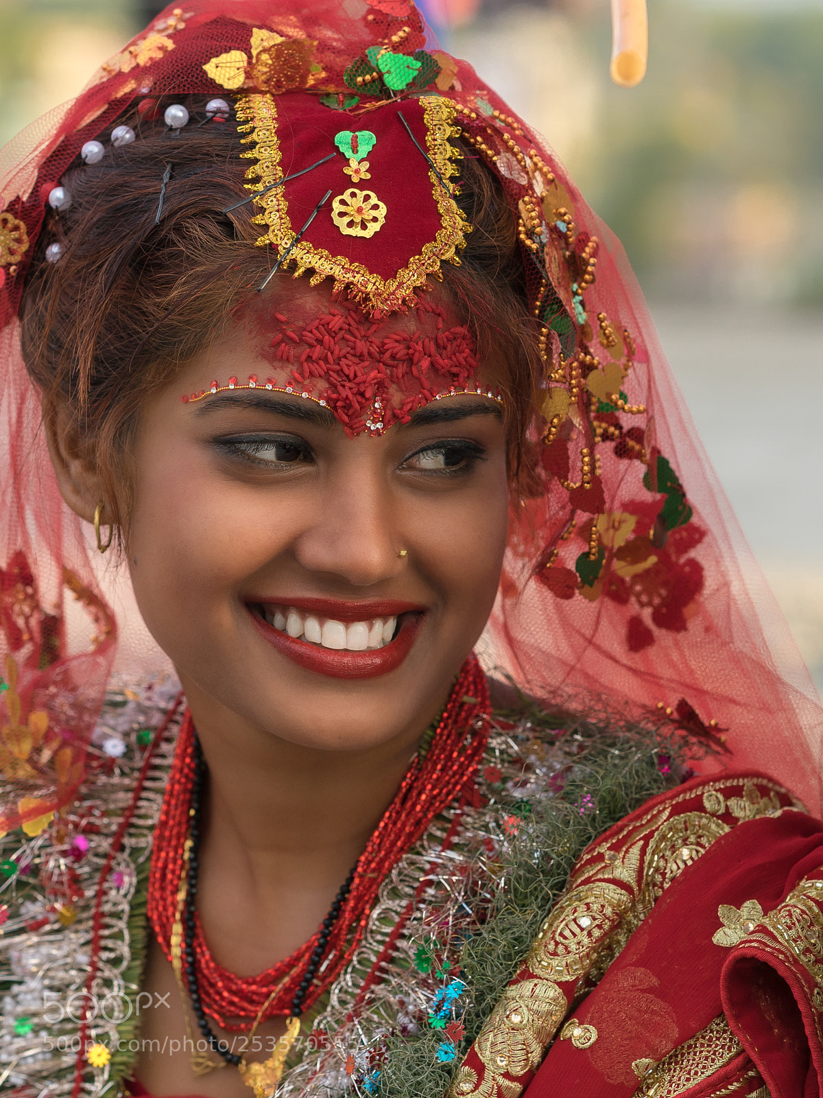 Sony a7 sample photo. Nepali bride photography