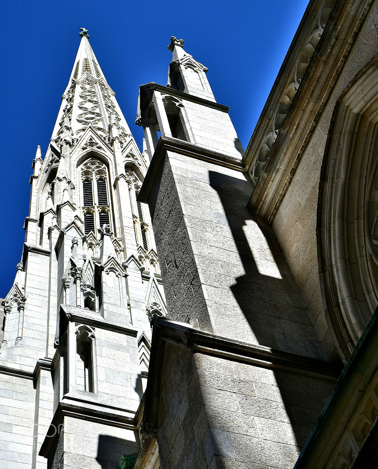 Sigma 17-70mm F2.8-4 DC Macro OS HSM | C sample photo. The shadow on st. patrick's cathedral photography