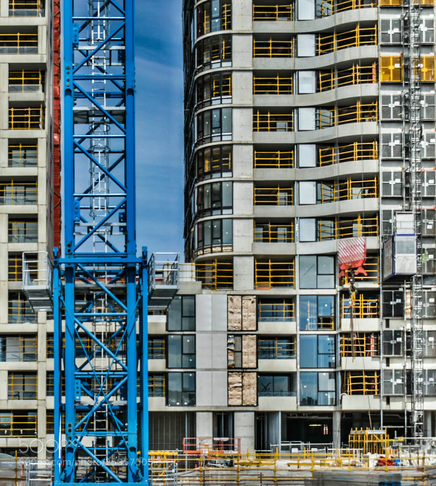 Nikon D5600 sample photo. Colourful construction photography