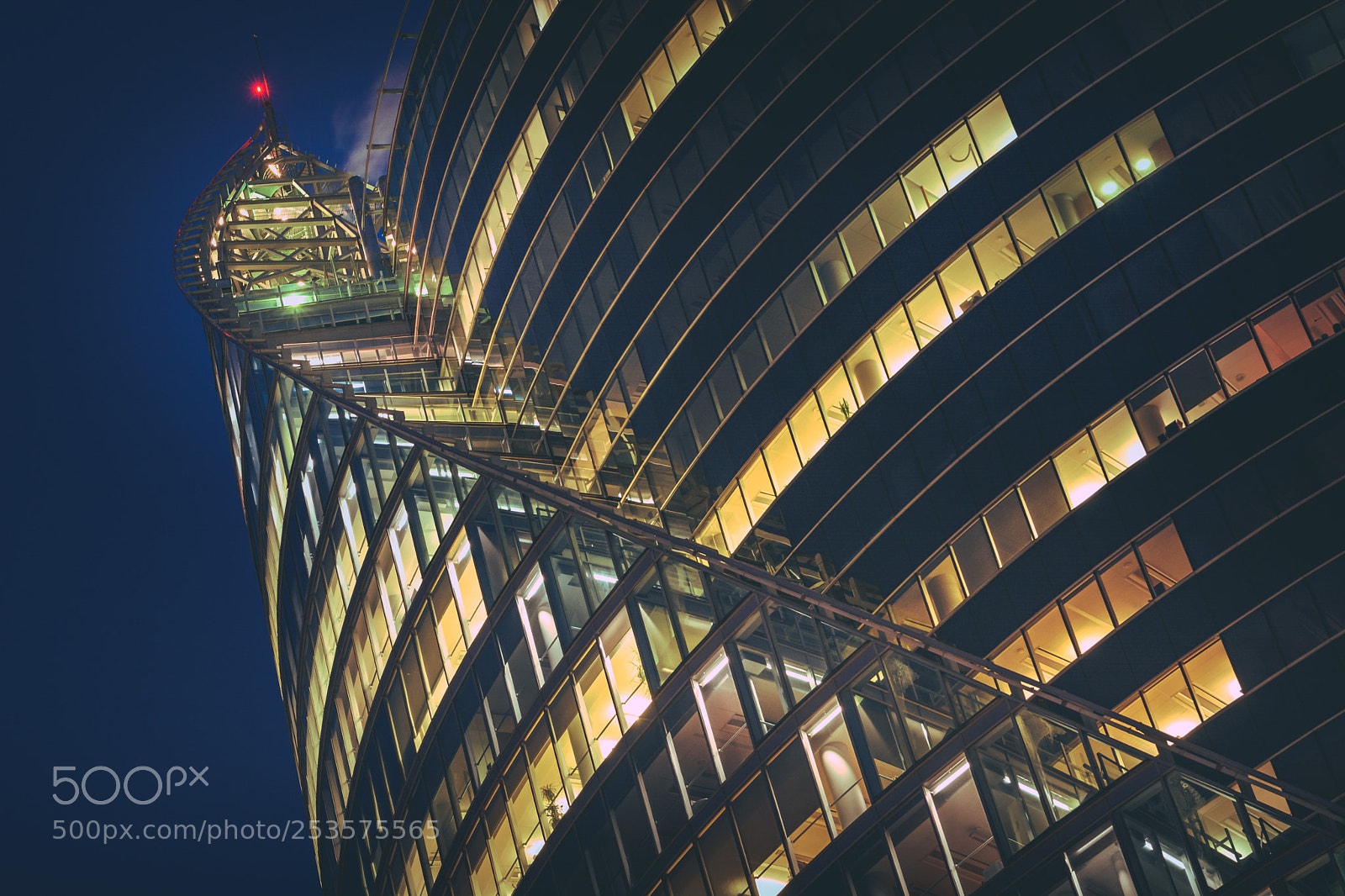 Nikon D5200 sample photo. Office building after business photography