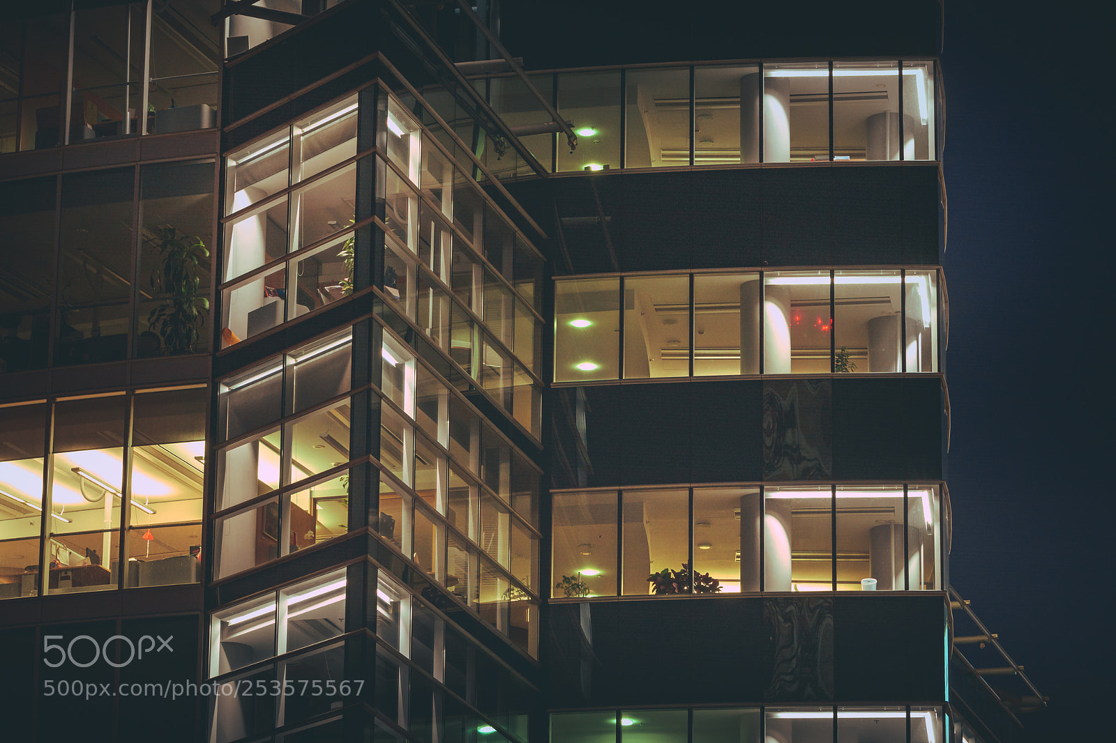Nikon D5200 sample photo. Office building after business photography
