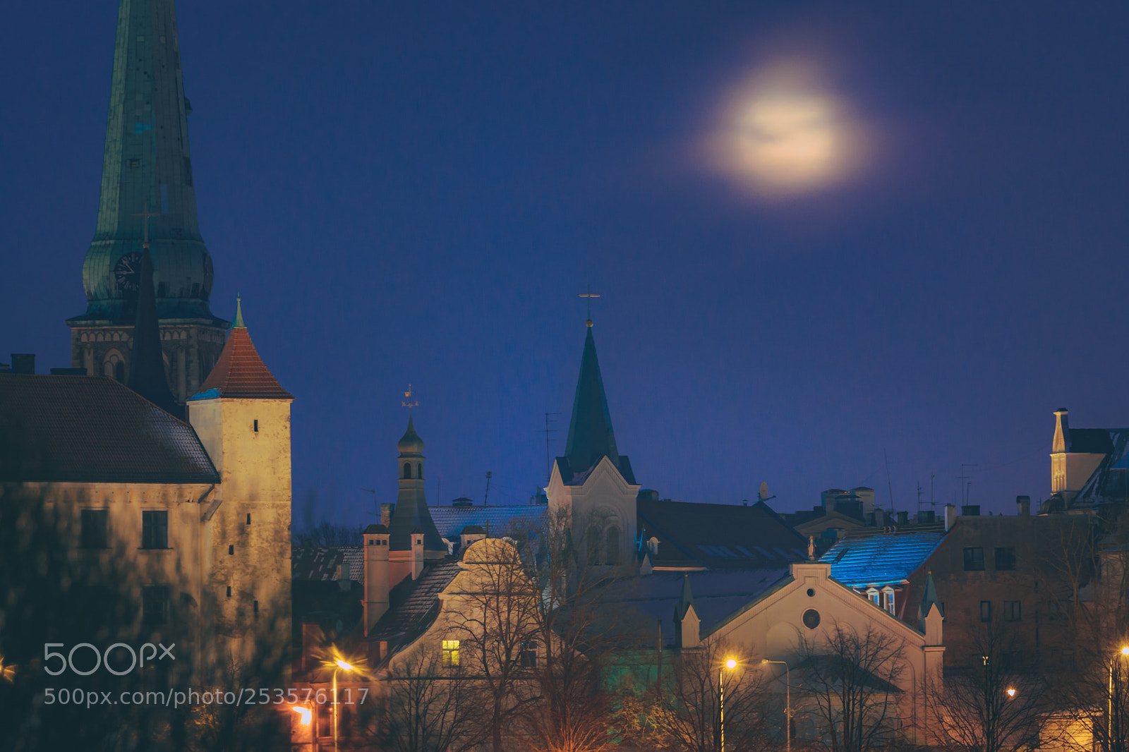 Nikon D5200 sample photo. Full moon over the photography