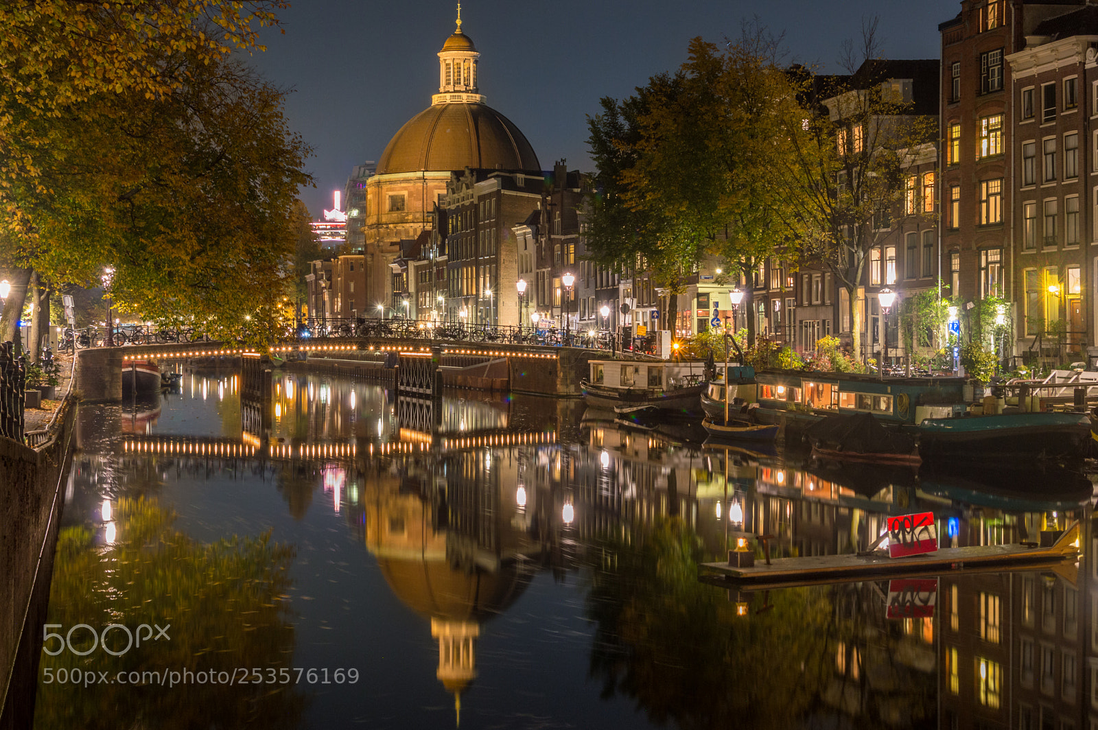 Nikon D3200 sample photo. Amsterdam at night photography