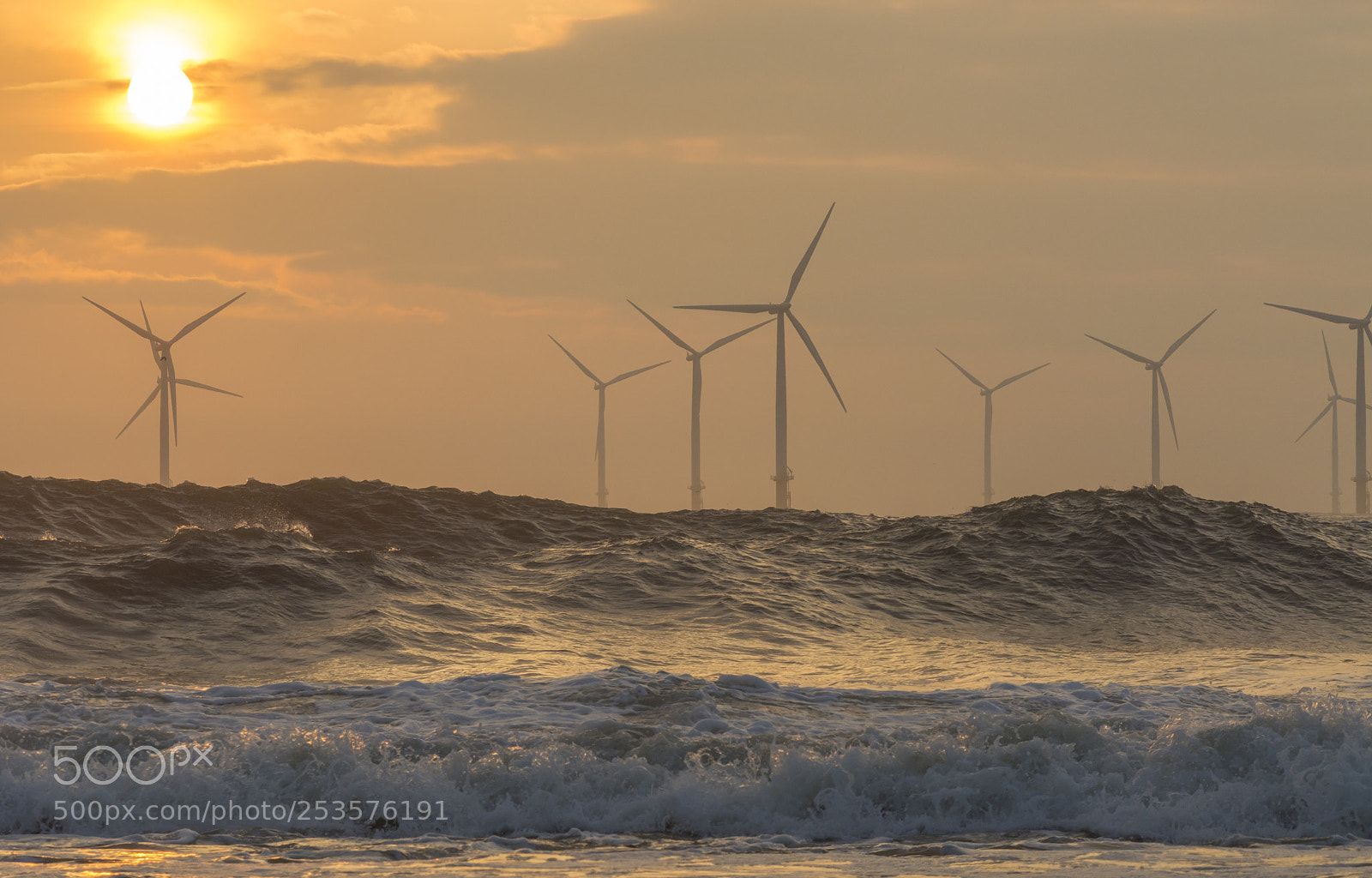 Nikon D5200 sample photo. Sunrise waves photography