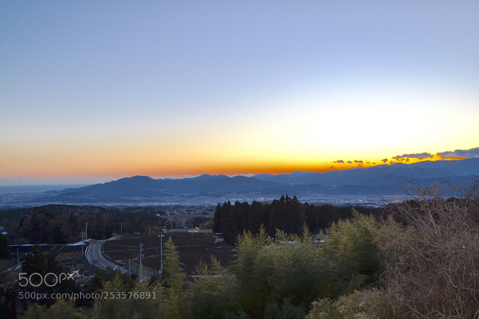 Nikon D3100 sample photo. Panorama fuji city photography
