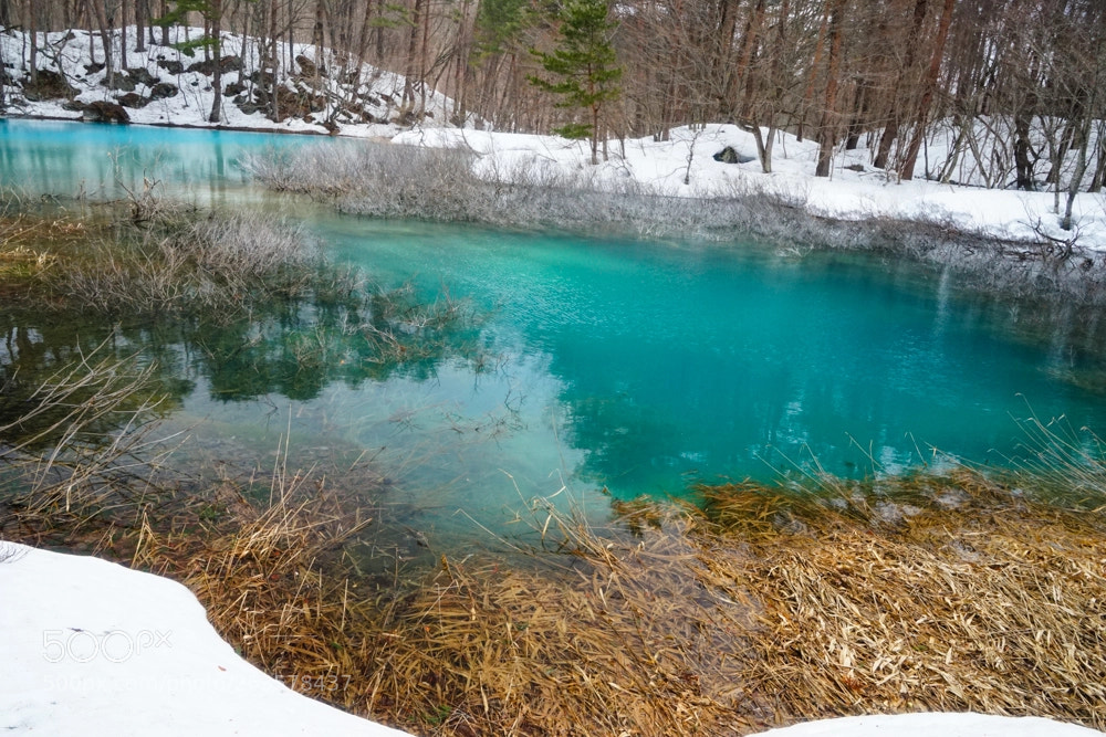 Sony a7 sample photo. Blue lake in a photography