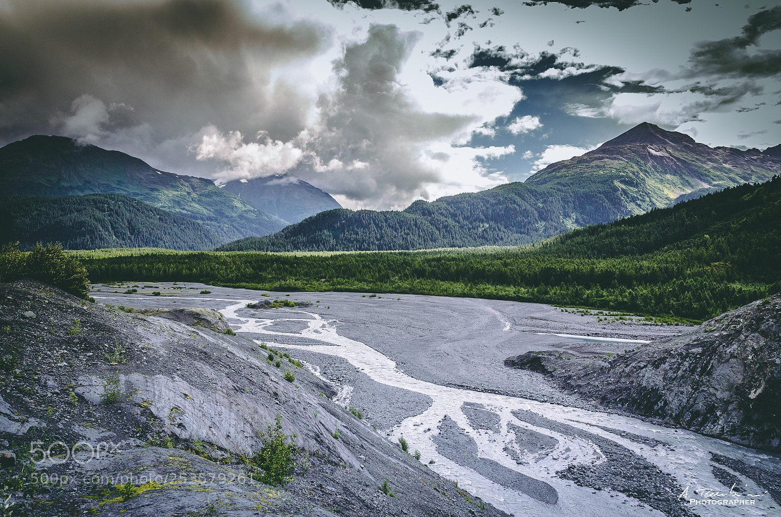 Nikon D5100 sample photo. Resurrection river, alaska photography
