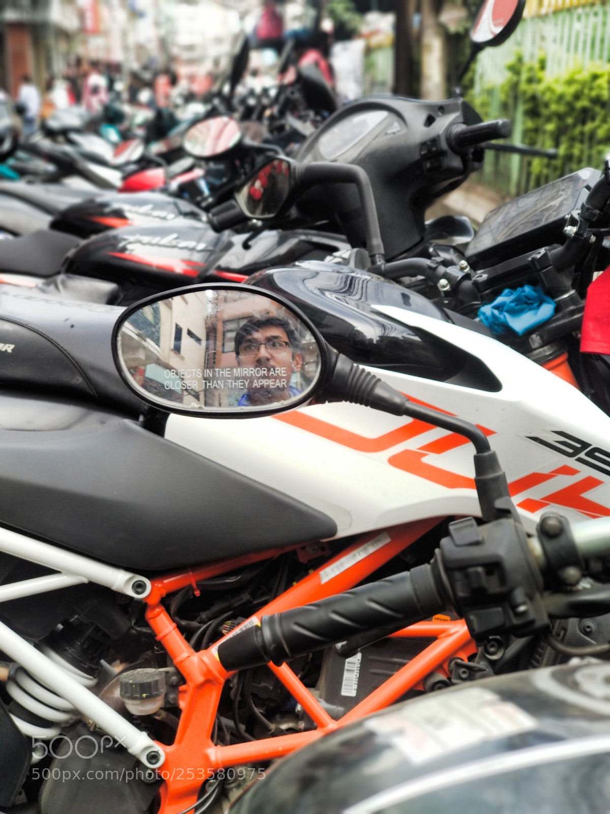 Xiaomi Mi A1 sample photo. Bikemirrorreflection photography