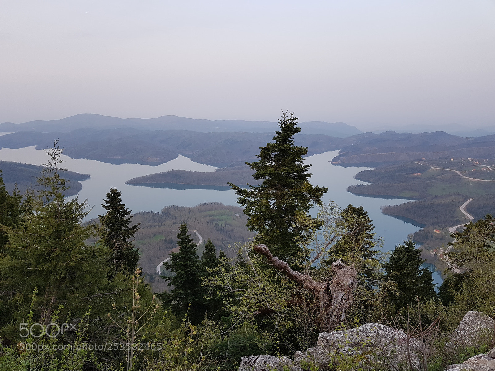 Samsung Galaxy S7 sample photo. Οbservatory in plastira lake photography