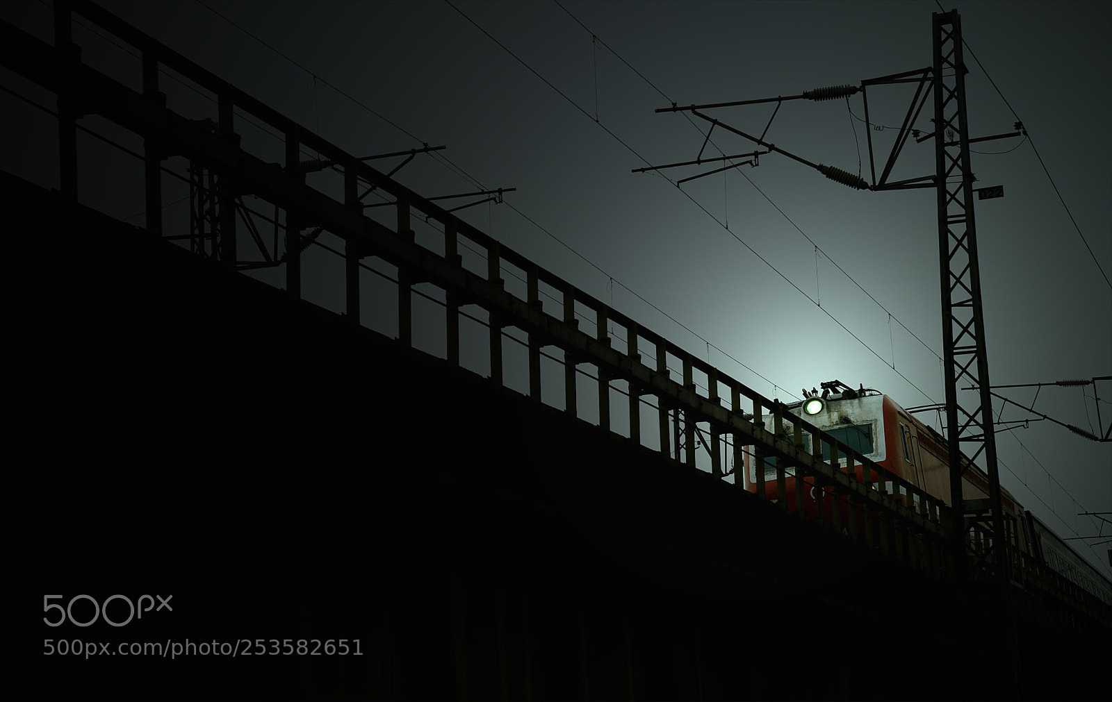 Nikon D610 sample photo. Train photography