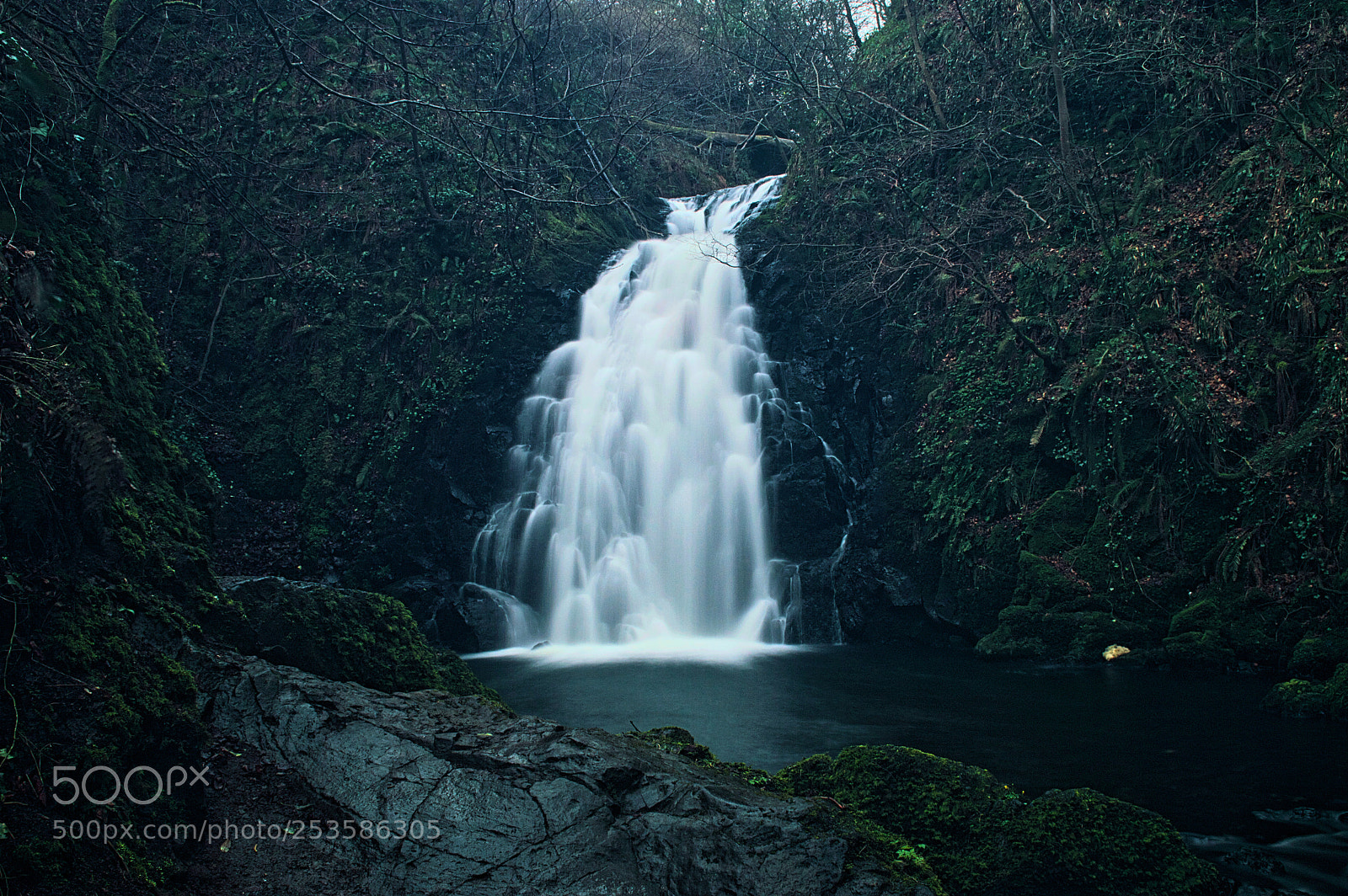 Nikon D3200 sample photo. Glenoe waterfall photography
