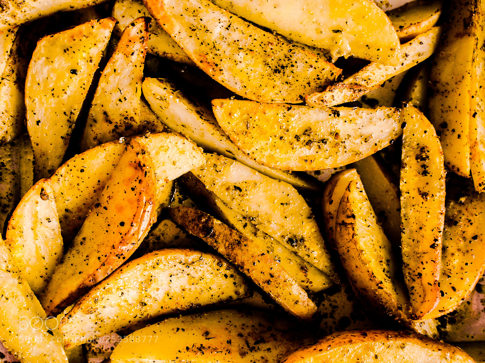 Canon EOS 60D sample photo. Baked potato slice with photography