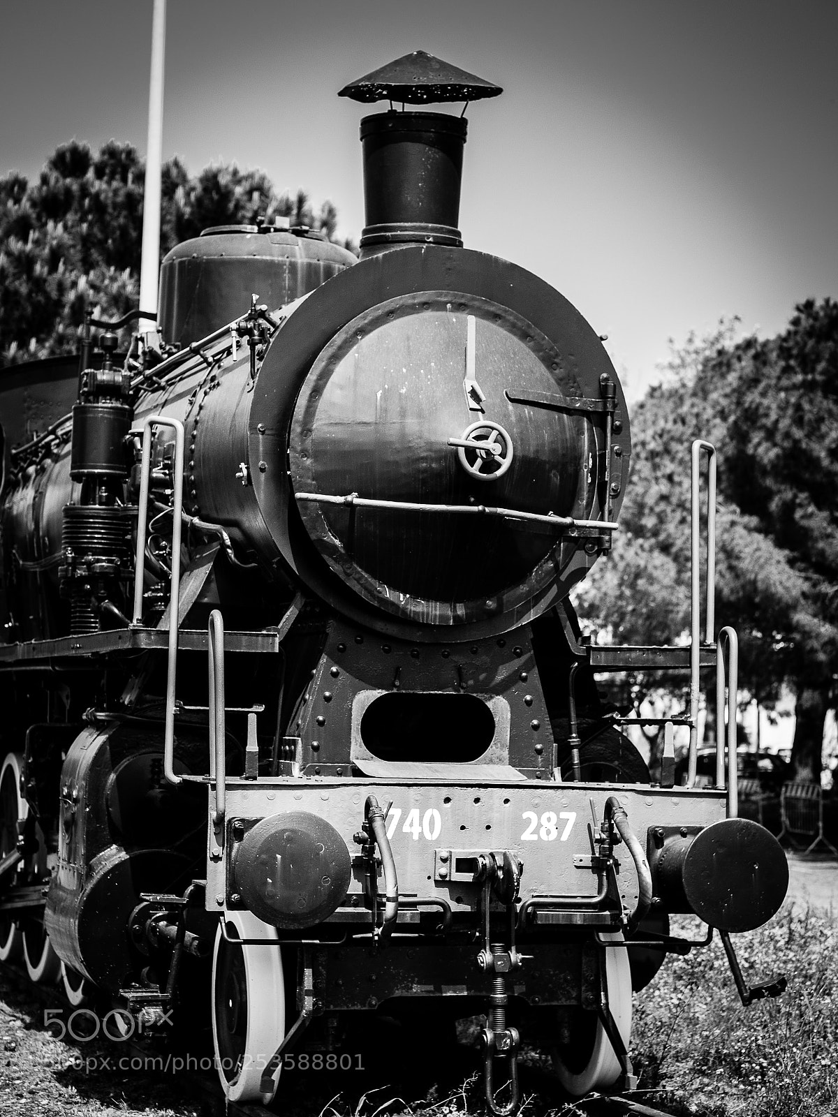 Olympus PEN-F sample photo. The old train! photography