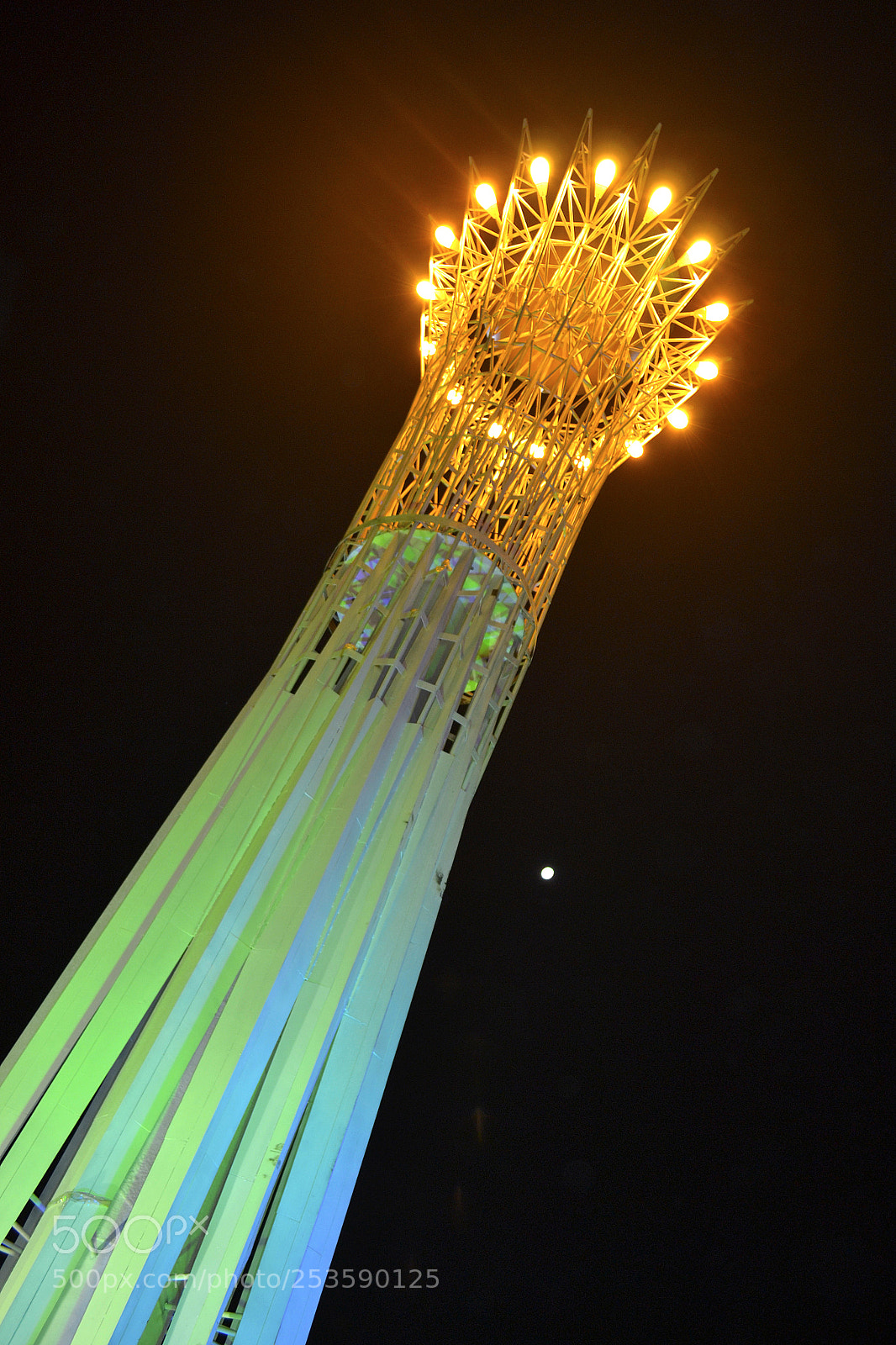 Nikon D3100 sample photo. Bayterek tower copy. ridder photography