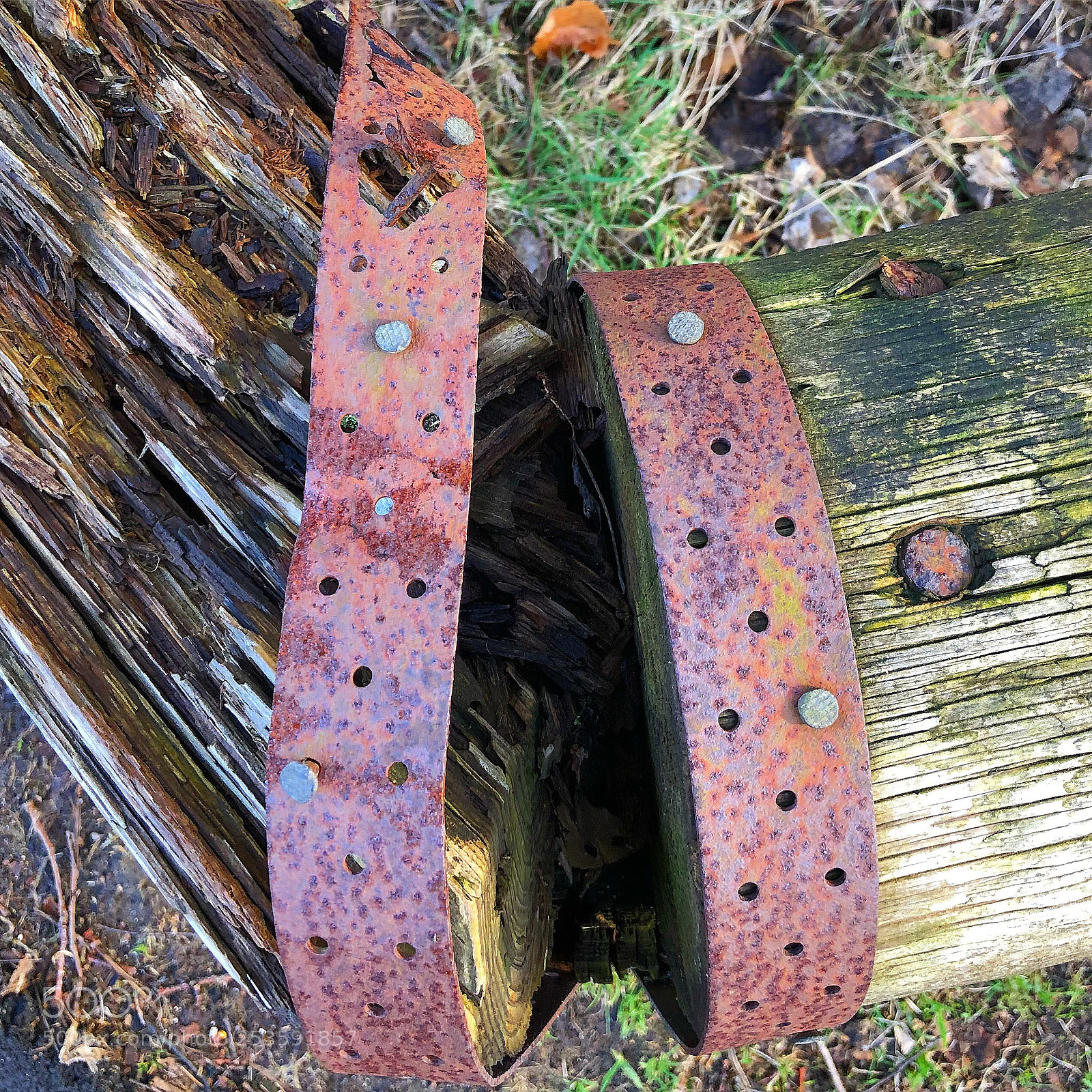 Apple iPhone 8 Plus sample photo. Rust and wood photography