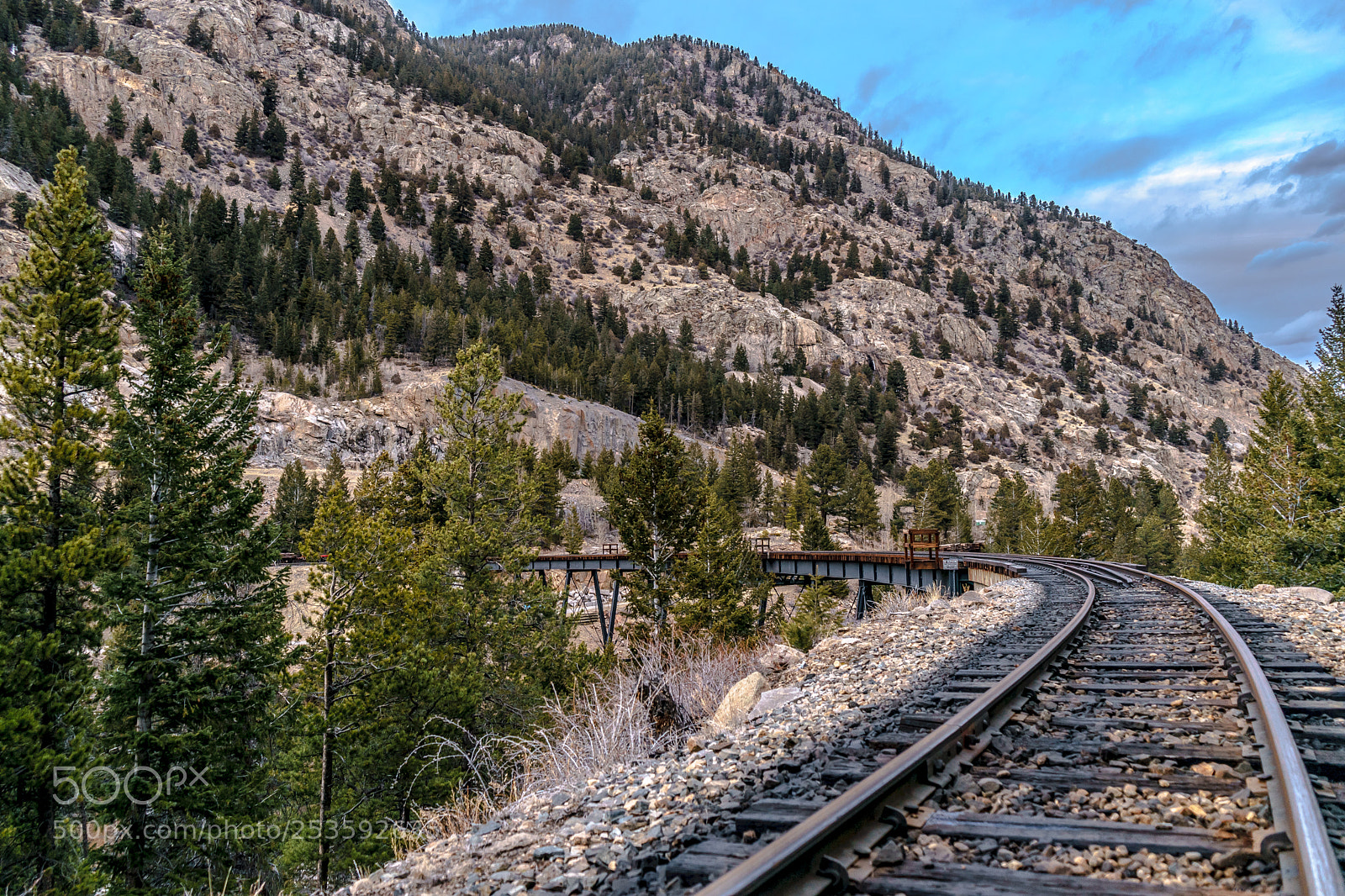 Sony a7 sample photo. Around the railroad bend photography
