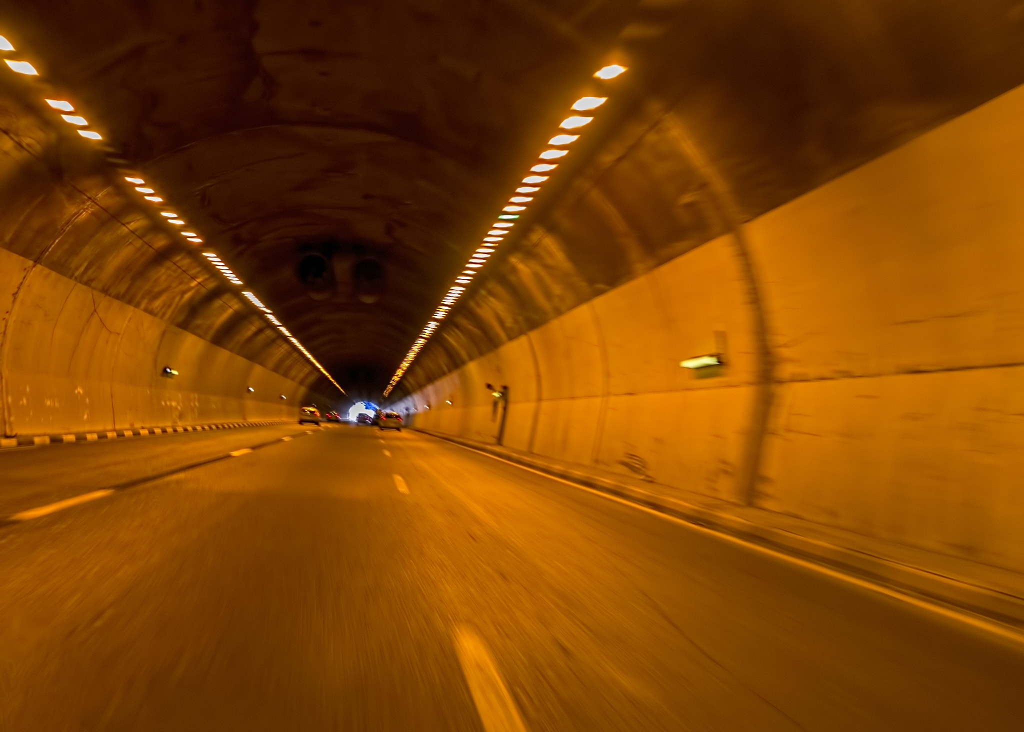 Panasonic Lumix DMC-GX1 sample photo. A light in the end of a tunnel photography