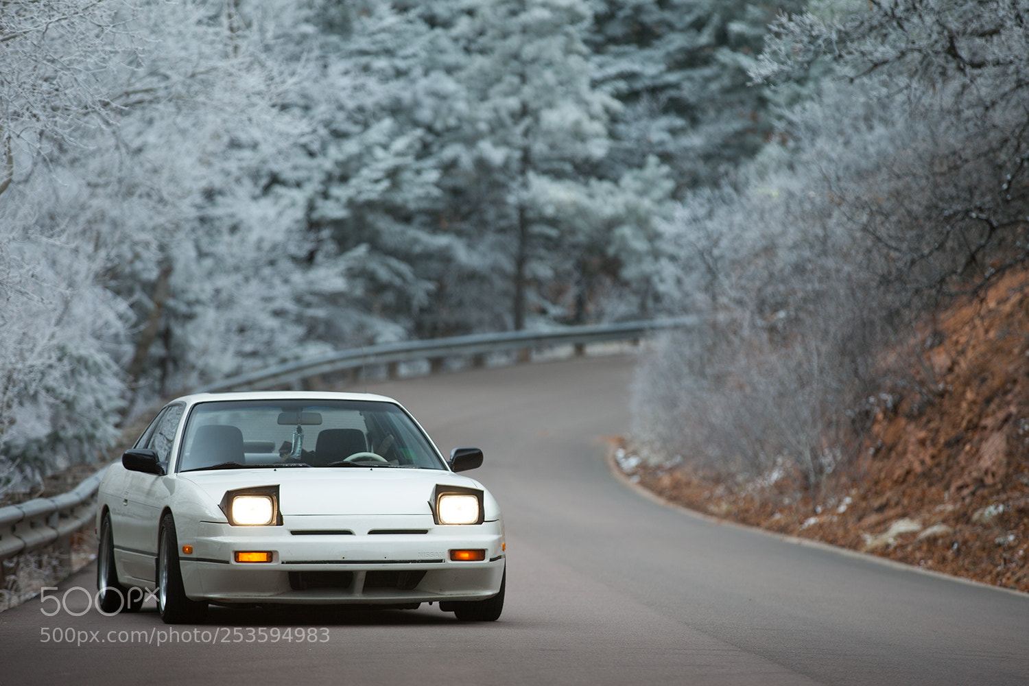 Canon EOS 5D Mark II sample photo. Nissan 240sx photography