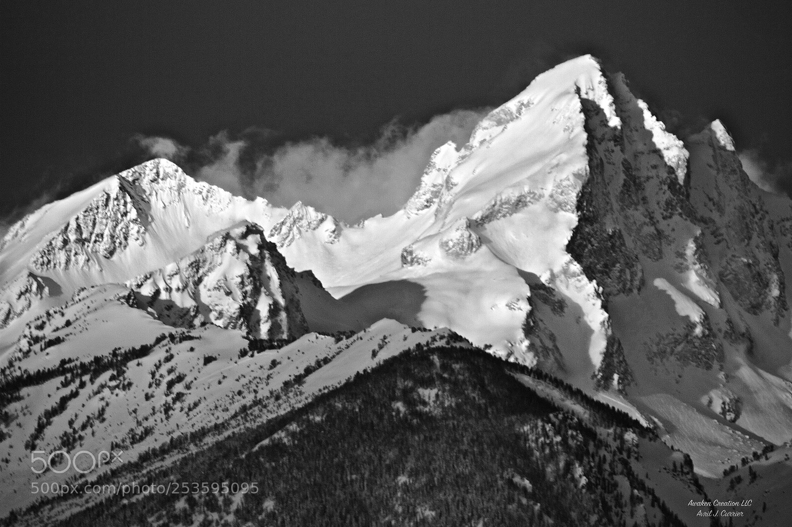 Canon EOS 7D sample photo. B&w sunrise photography