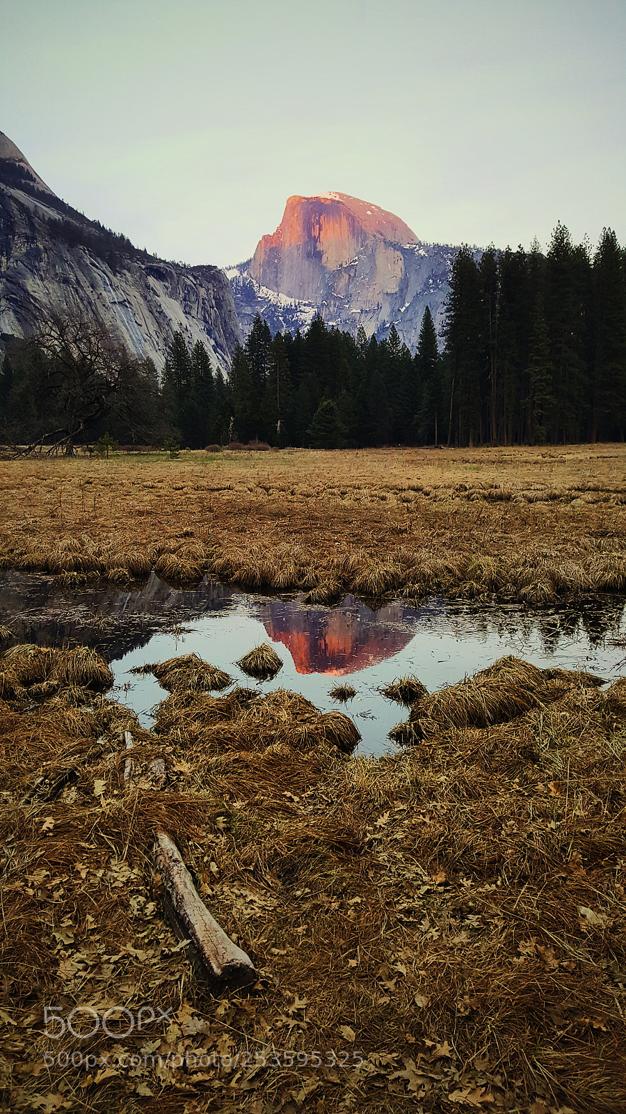 Samsung Galaxy Note5 sample photo. Sunset on half dome photography