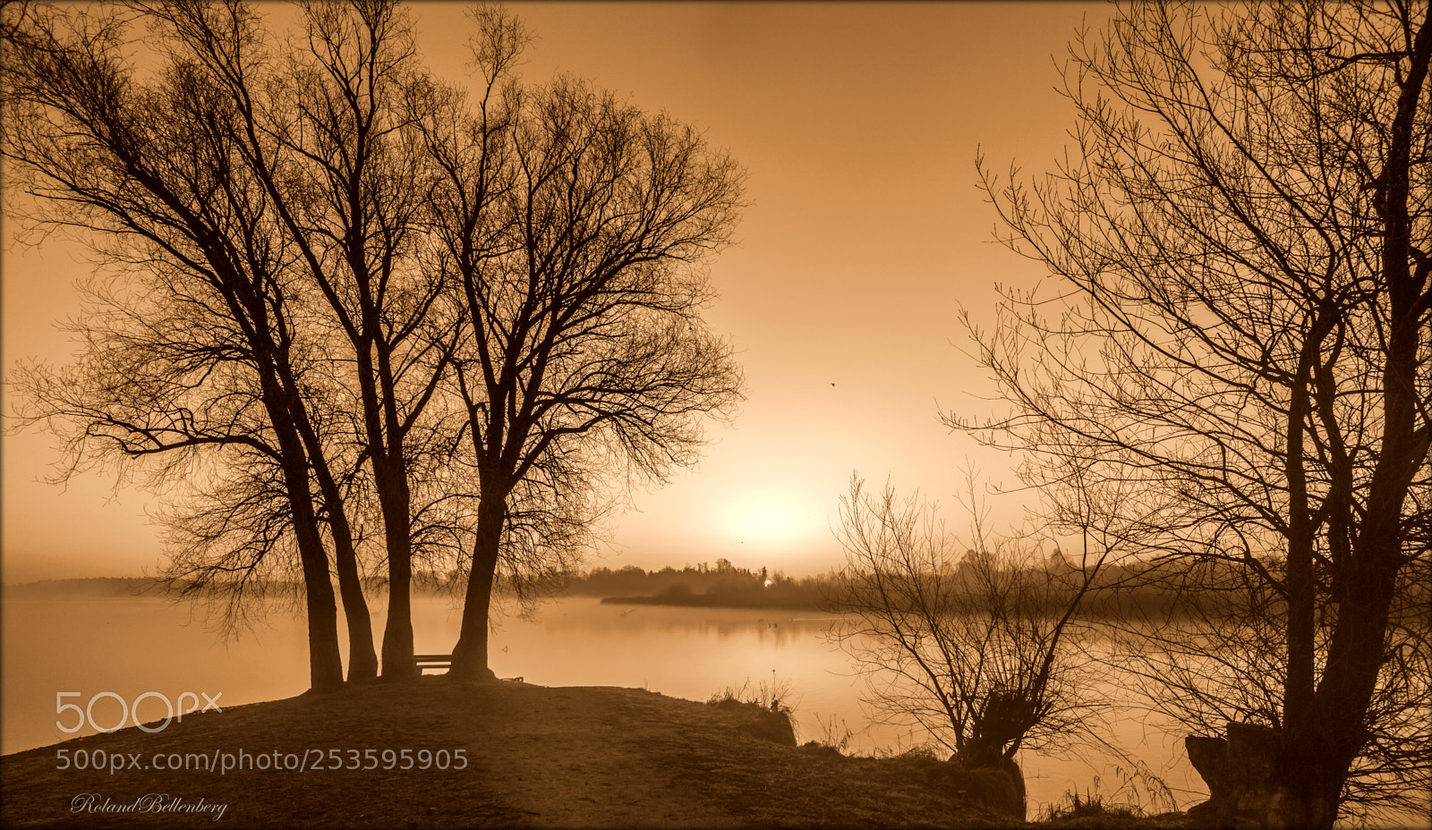 Sony a6000 sample photo. Sunrise in sepia photography